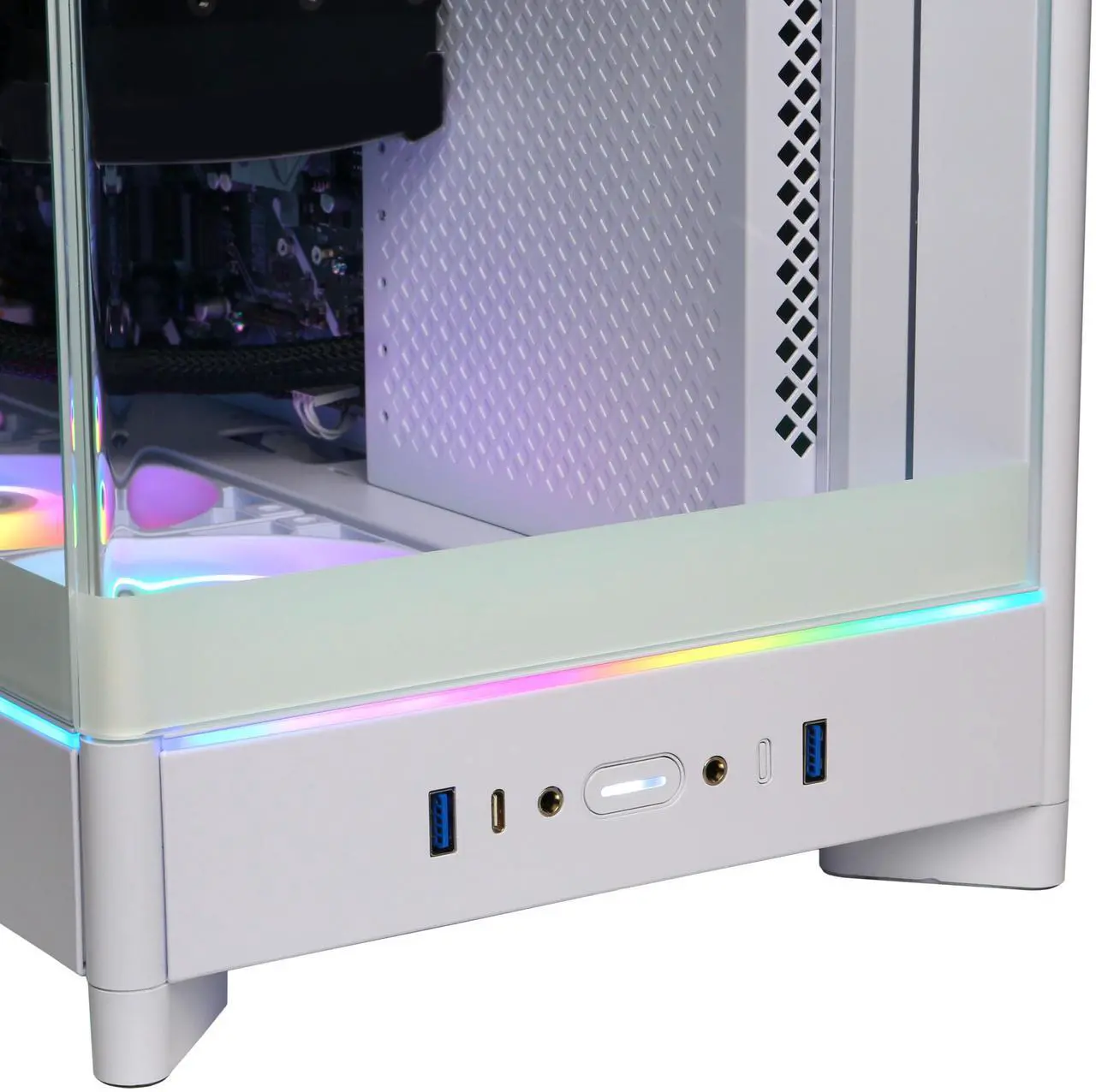 Alt view image 4 of 6 - CyberPowerPC Gamer Supreme Liquid Cool GML70390 - AMD Ryzen 9 9900X 4.4GHz CPU, 32GB DDR5, AMD Radeon RX 9070 XT 16GB, 2TB PCIe 4.0 NVMe SSD & Win 11 Home