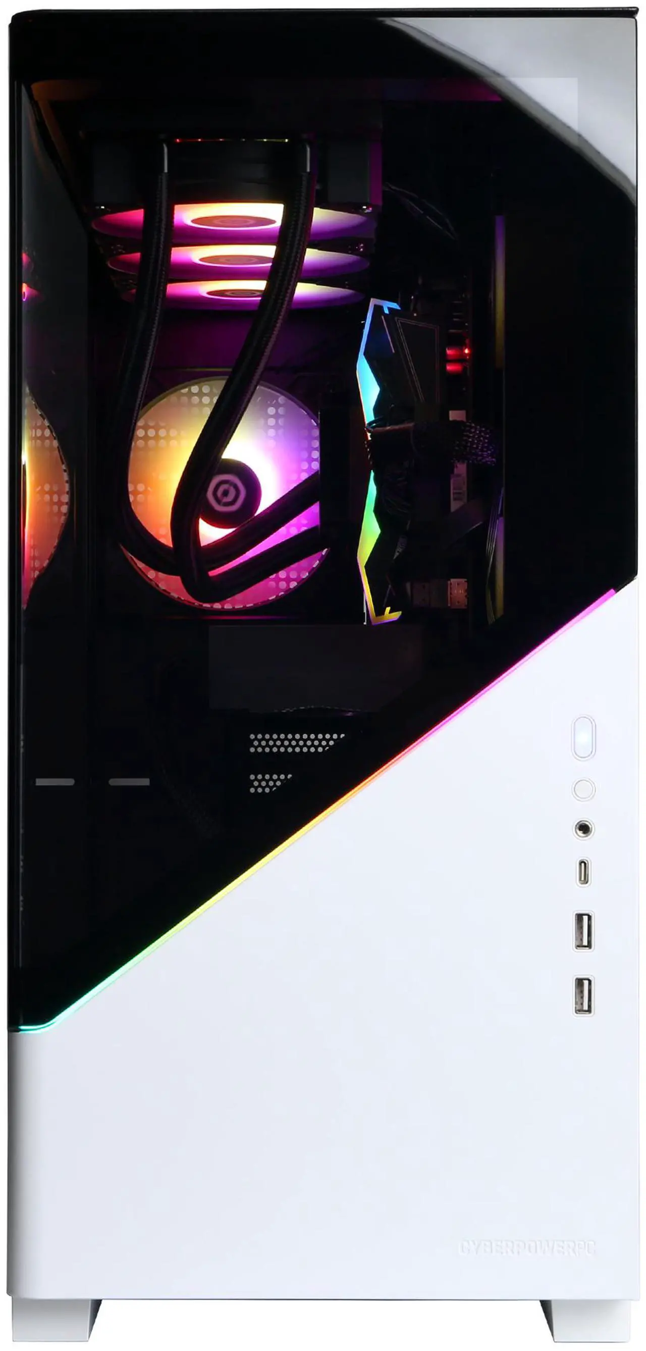 Alt view image 2 of 6 - CyberPowerPC Gamer Supreme Liquid Cool GML70410 - AMD Ryzen 9 9900X3D 4.4GHz CPU, 32GB DDR5, NVIDIA GeForce RTX 5080 16GB, 2TB PCIe 4.0 NVMe SSD & Win 11 Home