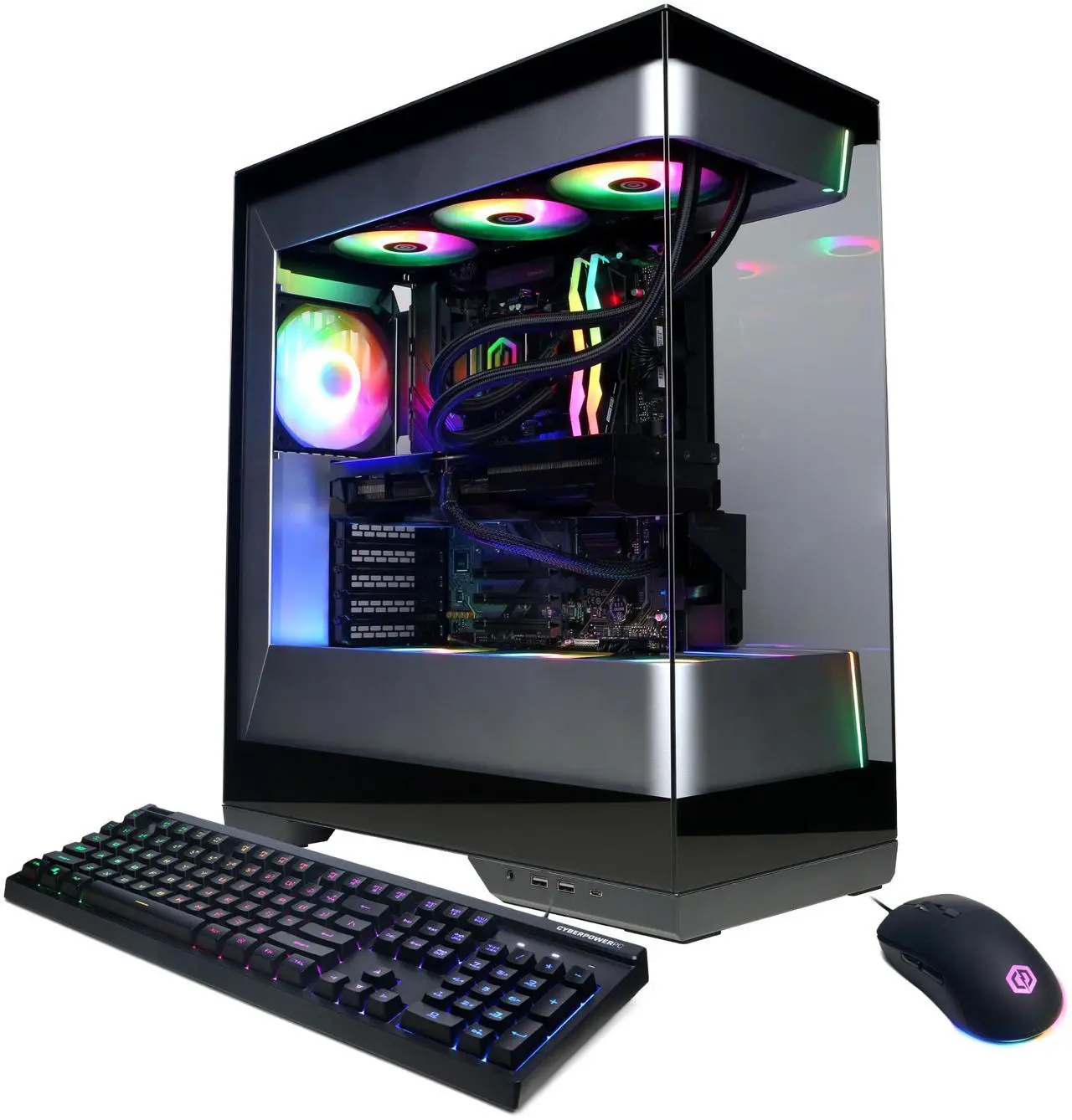 Main image of CyberPowerPC Gamer Supreme Liquid Cool GML70450 - AMD Ryzen 9 9950X3D 4.3GHz CPU, 64GB DDR5, NVIDIA GeForce RTX 5080 16GB, 4TB PCIe 4.0 NVMe SSD & Win 11 Home