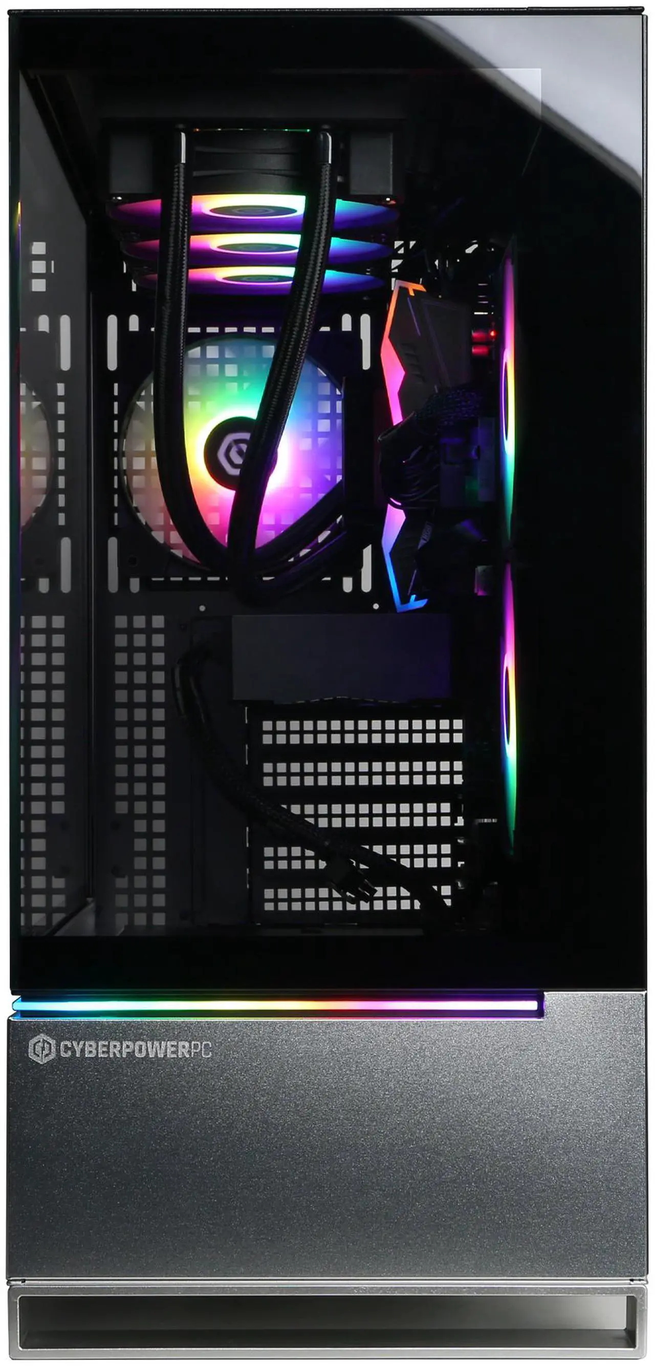 Alt view image 2 of 6 - CyberPowerPC Gamer Supreme Liquid Cool GML70470 - AMD Ryzen 9 9950X3D 4.3GHz CPU, 64GB DDR5, AMD Radeon RX 9070 XT 16GB, 4TB PCIe 4.0 NVMe SSD & Win 11 Home