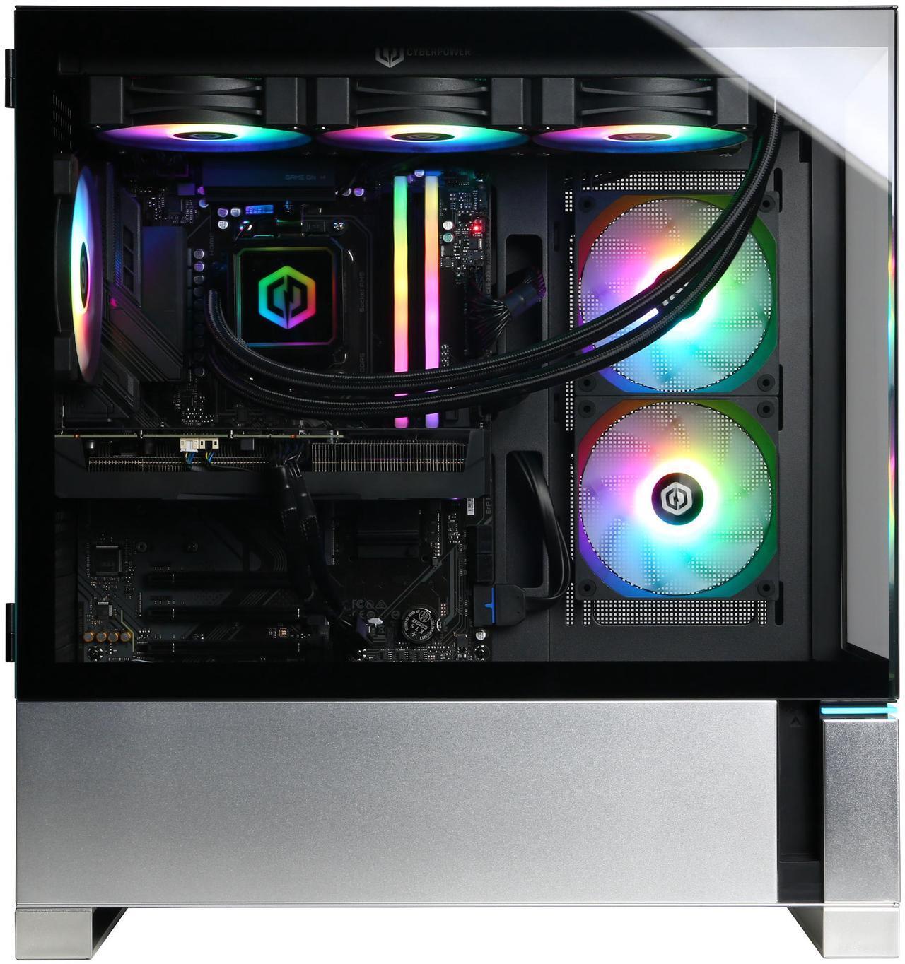 Alt view image 6 of 6 - CyberPowerPC Gamer Supreme Liquid Cool GML70470 - AMD Ryzen 9 9950X3D 4.3GHz CPU, 64GB DDR5, AMD Radeon RX 9070 XT 16GB, 4TB PCIe 4.0 NVMe SSD & Win 11 Home
