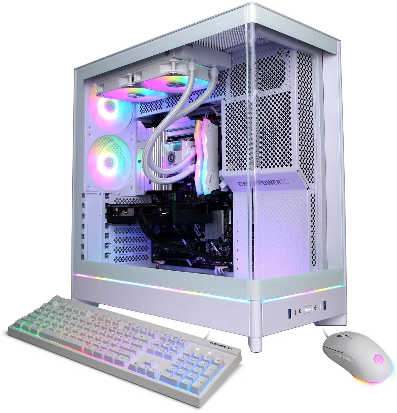 Main image of CyberPowerPC Gamer Supreme Liquid Cool GXL70490 - Intel Core Ultra 7 265KF 3.9GHz CPU, 32GB DDR5, NVIDIA GeForce RTX 5060 Ti 16GB, 2TB PCIe 4.0 NVMe SSD & Win 11 Home