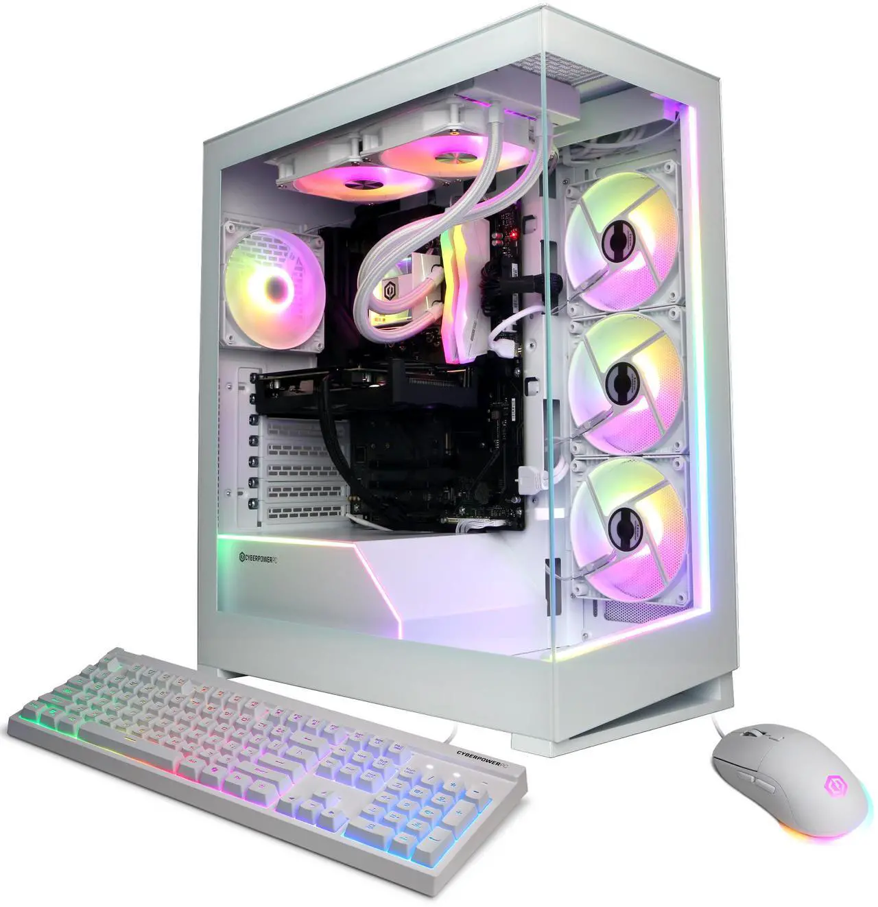 Main image of CyberPowerPC Gamer Supreme Liquid Cool GML70540 - AMD Ryzen 7 9700X 3.8GHz CPU, 32GB DDR5, NVIDIA GeForce RTX 5060 Ti 16GB, 2TB PCIe 4.0 NVMe SSD & Win 11 Home