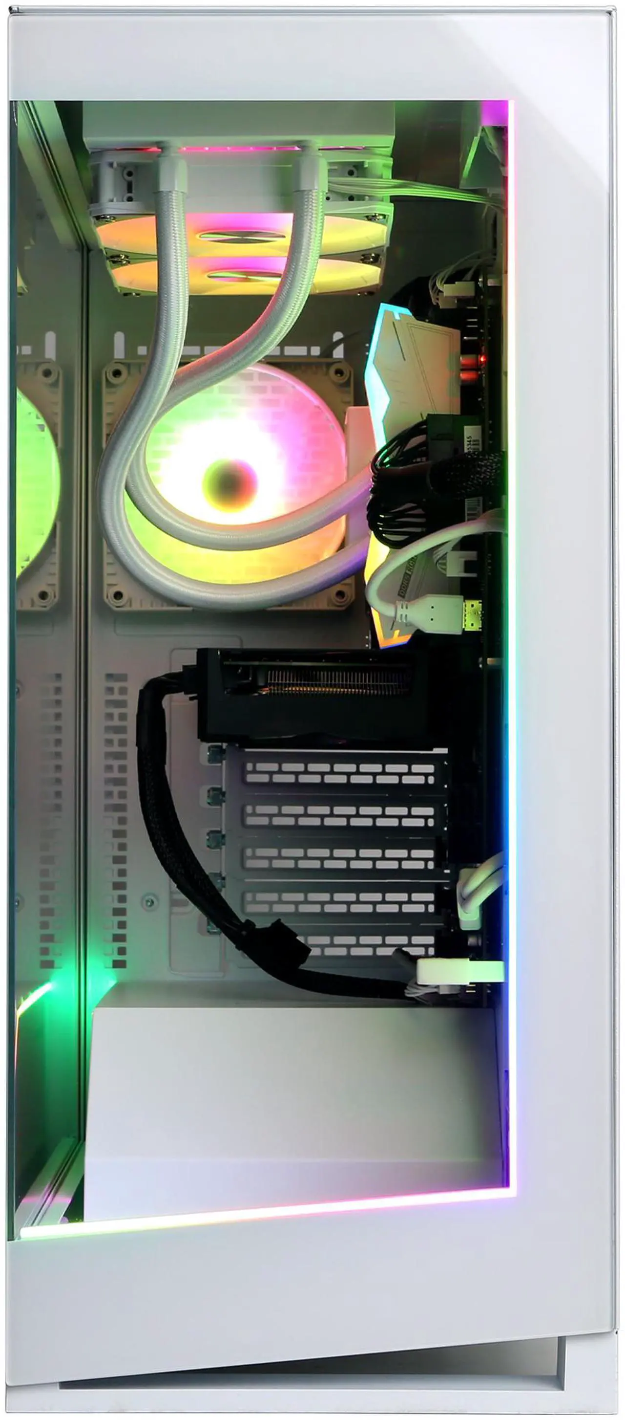 Alt view image 2 of 6 - CyberPowerPC Gamer Supreme Liquid Cool GML70540 - AMD Ryzen 7 9700X 3.8GHz CPU, 32GB DDR5, NVIDIA GeForce RTX 5060 Ti 16GB, 2TB PCIe 4.0 NVMe SSD & Win 11 Home