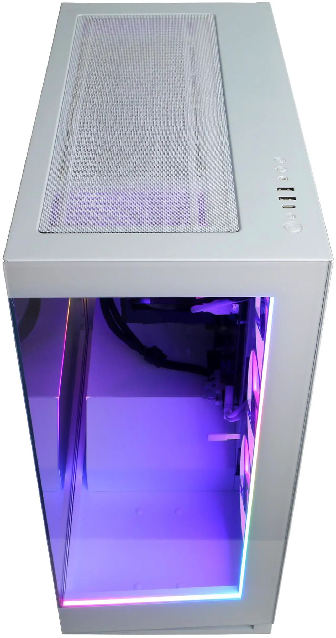 Alt view image 3 of 6 - CyberPowerPC Gamer Supreme Liquid Cool GML70540 - AMD Ryzen 7 9700X 3.8GHz CPU, 32GB DDR5, NVIDIA GeForce RTX 5060 Ti 16GB, 2TB PCIe 4.0 NVMe SSD & Win 11 Home