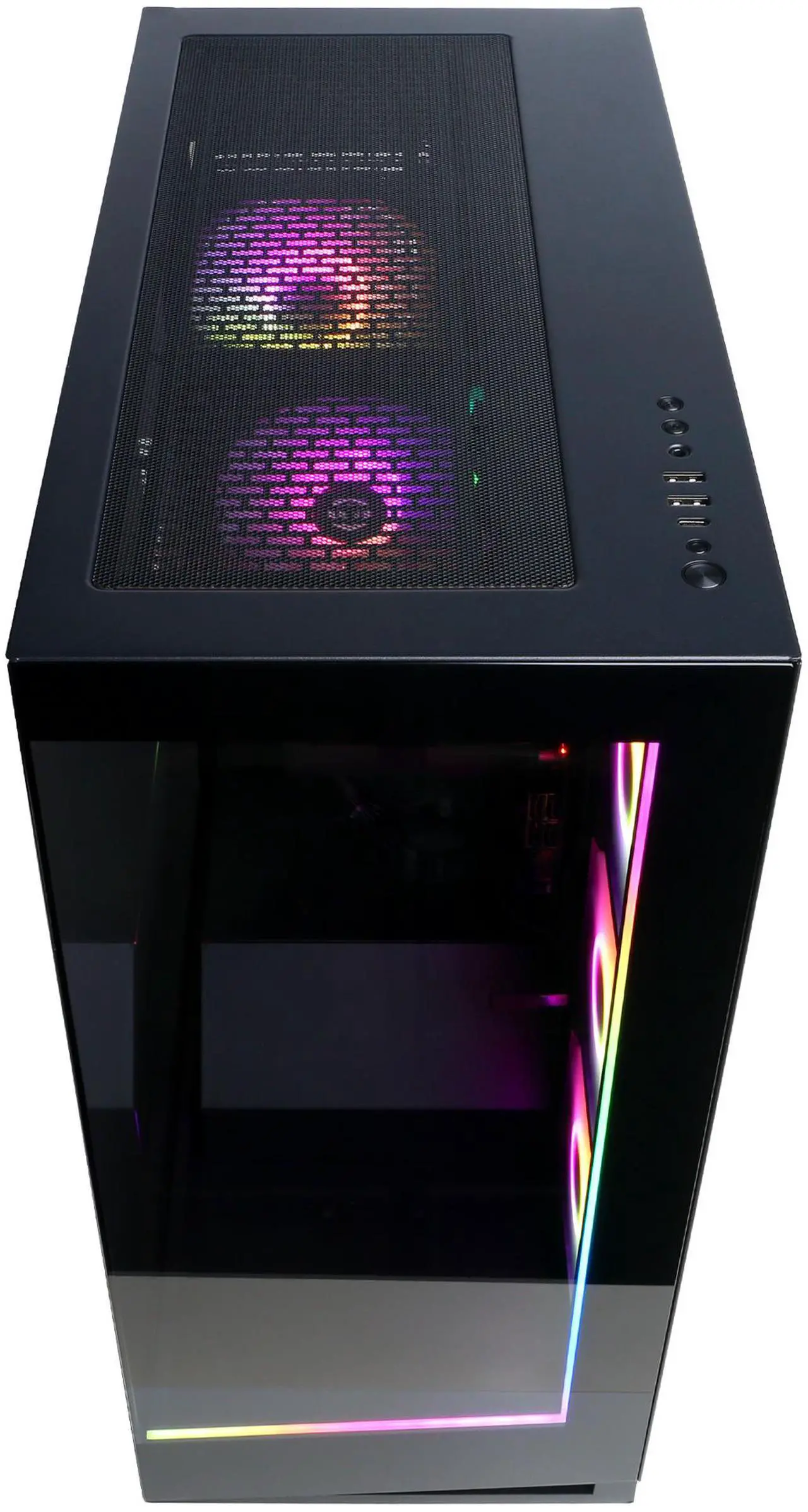 Alt view image 3 of 6 - CyberPowerPC Gamer Xtreme GXL70580 - Intel Core i5-14400F 2.5GHz CPU, 16GB DDR5, NVIDIA GeForce RTX 5060 Ti 8GB, 2TB PCIe 4.0 NVMe SSD & Win 11 Home