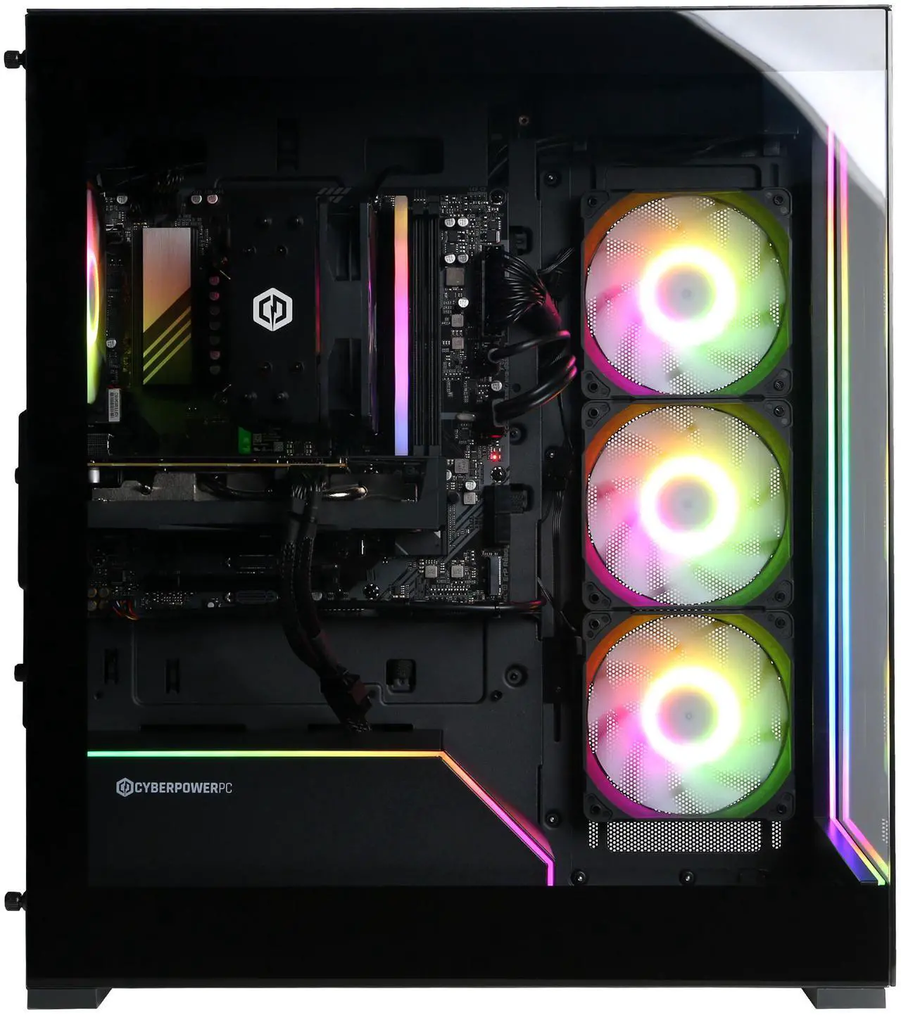 Alt view image 6 of 6 - CyberPowerPC Gamer Xtreme GXL70580 - Intel Core i5-14400F 2.5GHz CPU, 16GB DDR5, NVIDIA GeForce RTX 5060 Ti 8GB, 2TB PCIe 4.0 NVMe SSD & Win 11 Home
