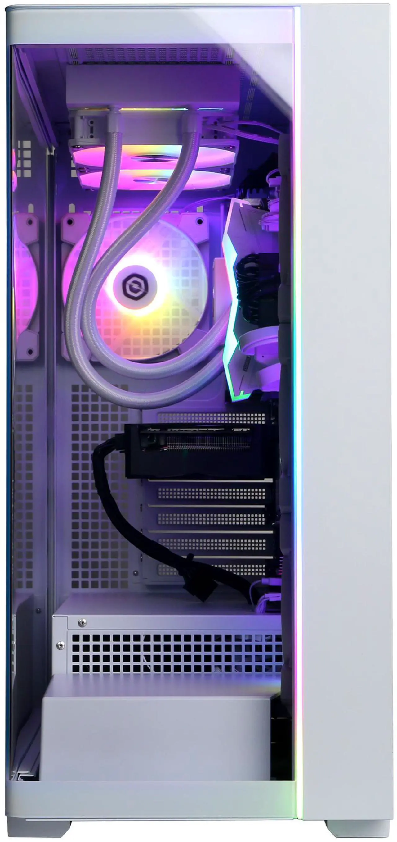 Alt view image 2 of 6 - CyberPowerPC Gamer Supreme Liquid Cool GXL70600 - Intel Core i7-14700F 2.1GHz CPU, 32GB DDR5, NVIDIA GeForce RTX 5060 Ti 8GB, 2TB PCIe 4.0 NVMe SSD & Win 11 Home