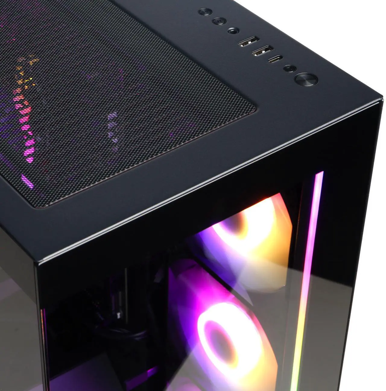 Alt view image 4 of 6 - CyberPowerPC Gamer Master GML70780 - AMD Ryzen 7 9700X 3.8GHz CPU, 16GB DDR5, NVIDIA GeForce RTX 5060 8GB, 1TB PCIe 4.0 NVMe SSD & Win 11 Home