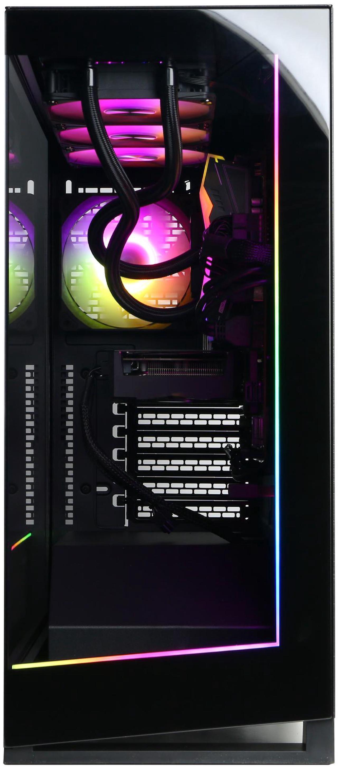 Alt view image 2 of 6 - CyberPowerPC Gamer Supreme Liquid Cool GML70860 - AMD Ryzen 9 9900X 4.4GHz CPU, 32GB DDR5, AMD Radeon RX 9060 XT 16GB, 2TB PCIe 4.0 NVMe SSD & Win 11 Home