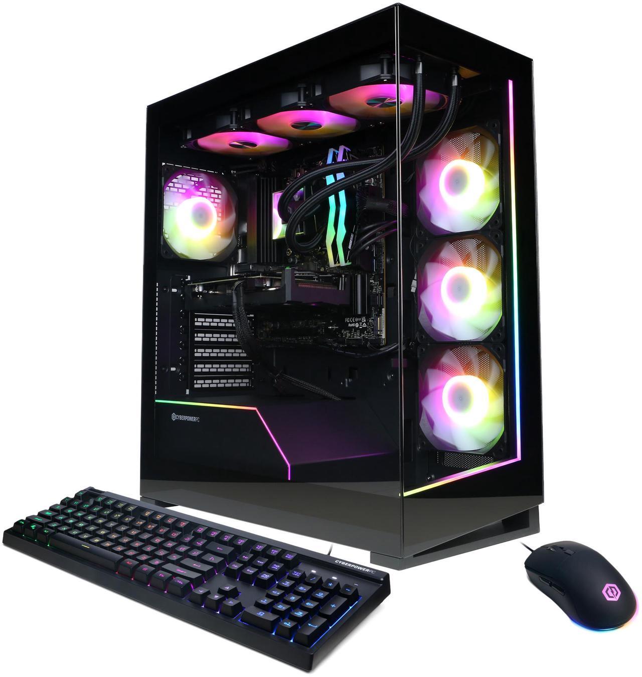 Main image of CyberPowerPC Gamer Supreme Liquid Cool GML70860 - AMD Ryzen 9 9900X 4.4GHz CPU, 32GB DDR5, AMD Radeon RX 9060 XT 16GB, 2TB PCIe 4.0 NVMe SSD & Win 11 Home