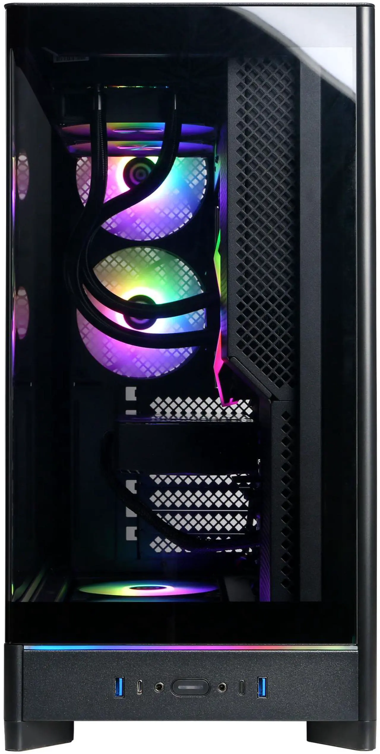 Alt view image 2 of 6 - CyberPowerPC Gamer Supreme Liquid Cool GXL70900 - Intel Core Ultra 7 265F 2.4GHz CPU, 16GB DDR5, AMD Radeon RX 9060 XT 8GB, 2TB PCIe 4.0 NVMe SSD & Win 11 Home
