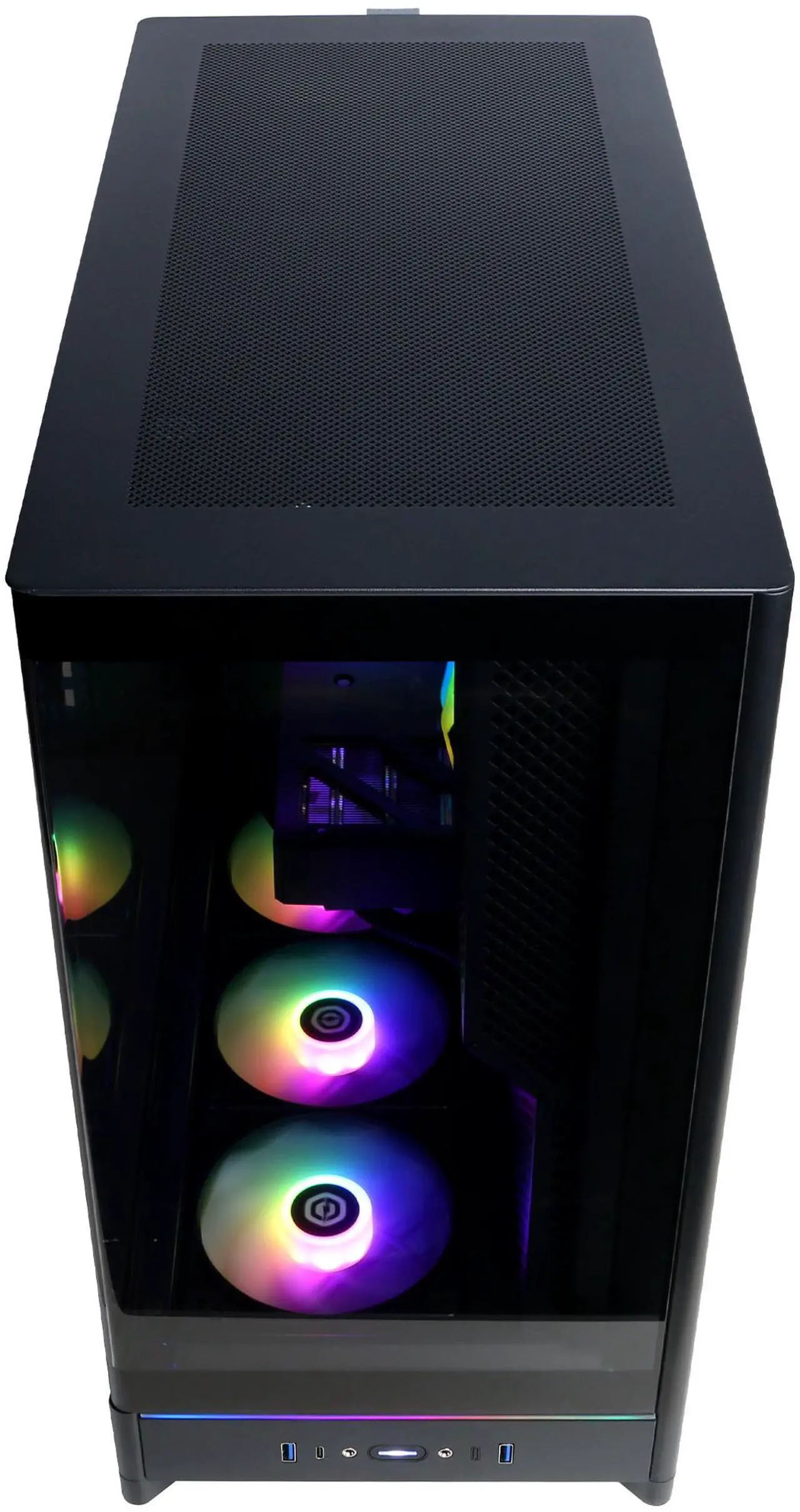 Alt view image 3 of 6 - CyberPowerPC Gamer Supreme Liquid Cool GXL70900 - Intel Core Ultra 7 265F 2.4GHz CPU, 16GB DDR5, AMD Radeon RX 9060 XT 8GB, 2TB PCIe 4.0 NVMe SSD & Win 11 Home