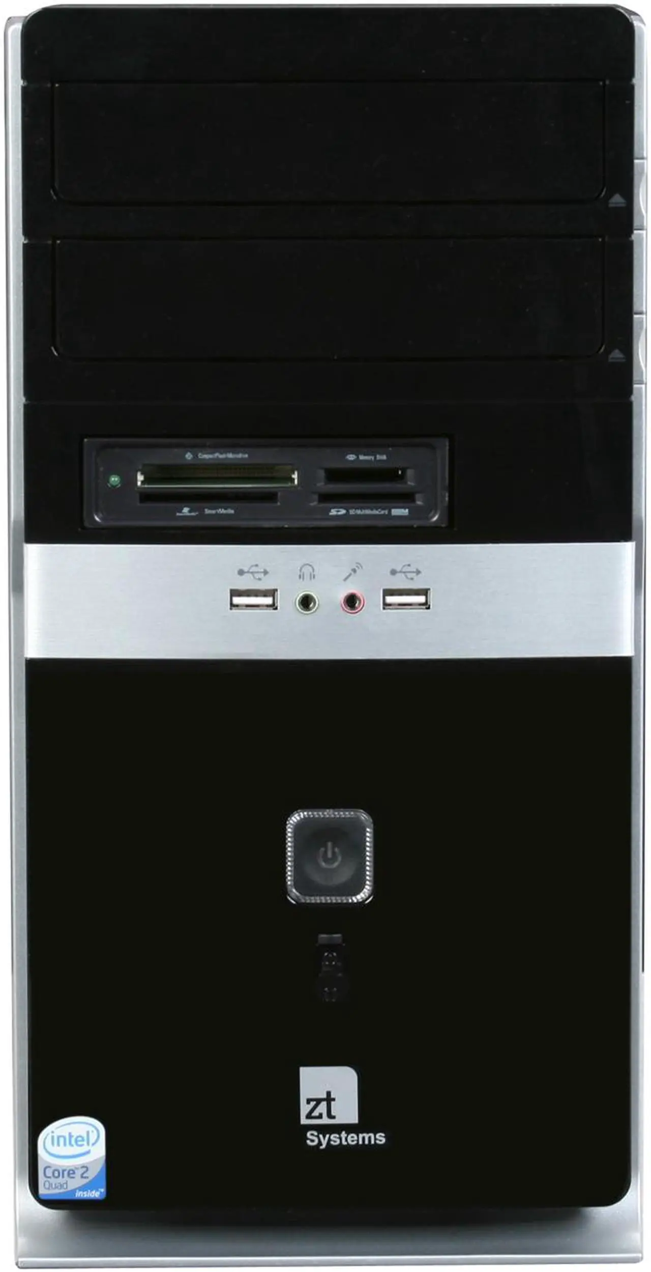 Alt view image 3 of 6 - ZT Desktop PC Affinity 7310Mi-40 Intel Core 2 Quad Q8300 4GB DDR2 1TB HDD Intel GMA 3100 Windows Vista Home Premium 64-bit