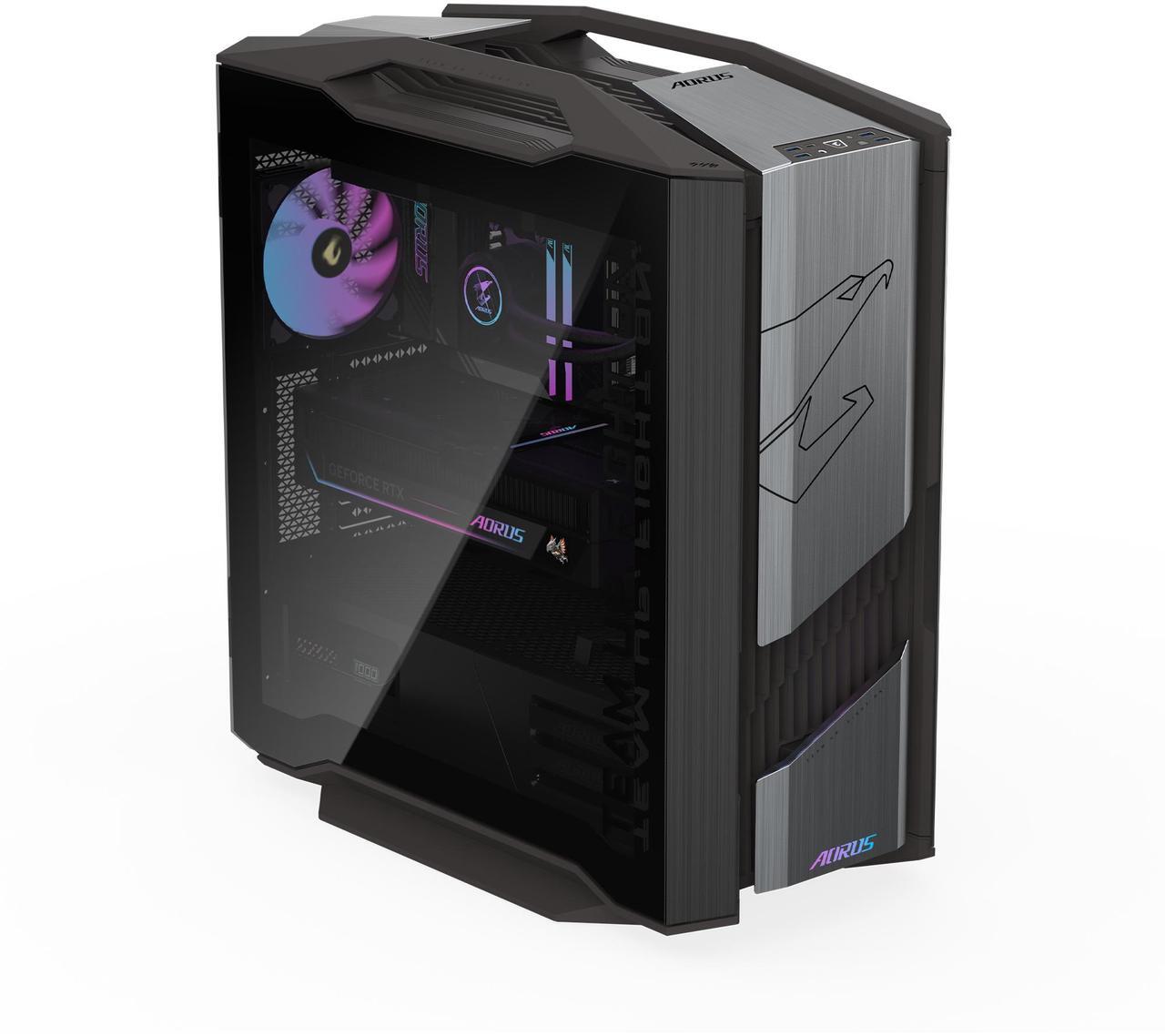 Alt view image 2 of 9 - GIGABYTE AORUS Gaming Desktop PC, AMD Ryzen 7 9800X3D, AORUS RTX 5090, 64GB DDR5 RAM, 2TB Gen5 NVMe SSD, Windows 11 Home, AORUS SUPREME 5 AS5A7N9-5000