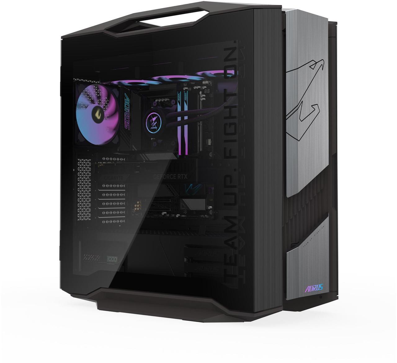 Main image of GIGABYTE AORUS Gaming Desktop PC, AMD Ryzen 7 9800X3D, GIGABYTE RTX 5080, 64GB DDR5 RAM, 2TB Gen5 NVMe SSD, Windows 11 Home, AORUS SUPREME 5 AS5A7N8-5001