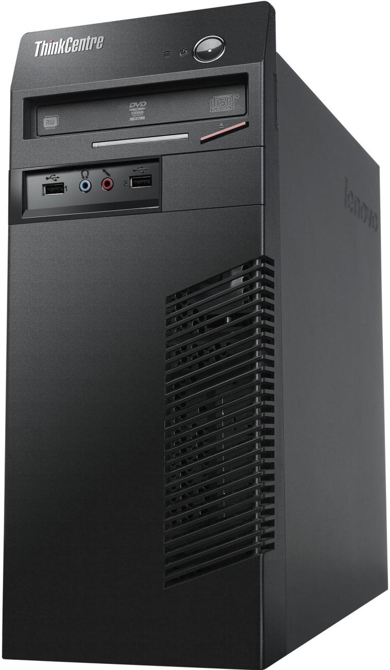 Lenovo ThinkCentre M72e 0958A1F Desktop Computer - Intel Core i5 i5-3470 3.2GHz - Tower - Business Black - French Version