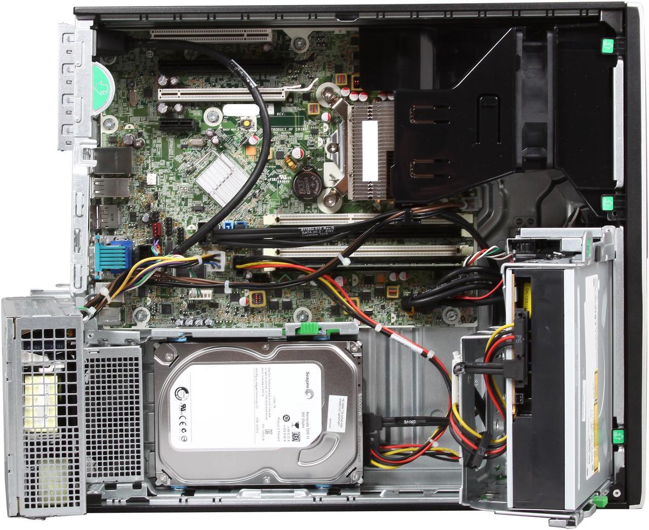 Alt view image 6 of 8 - HP Compaq Desktop PC 8200 Elite (C1C75UT#ABA) Intel Core i7-2600 4GB DDR3 500GB HDD Intel HD Graphics 2000 Windows 7 Professional 64-Bit
