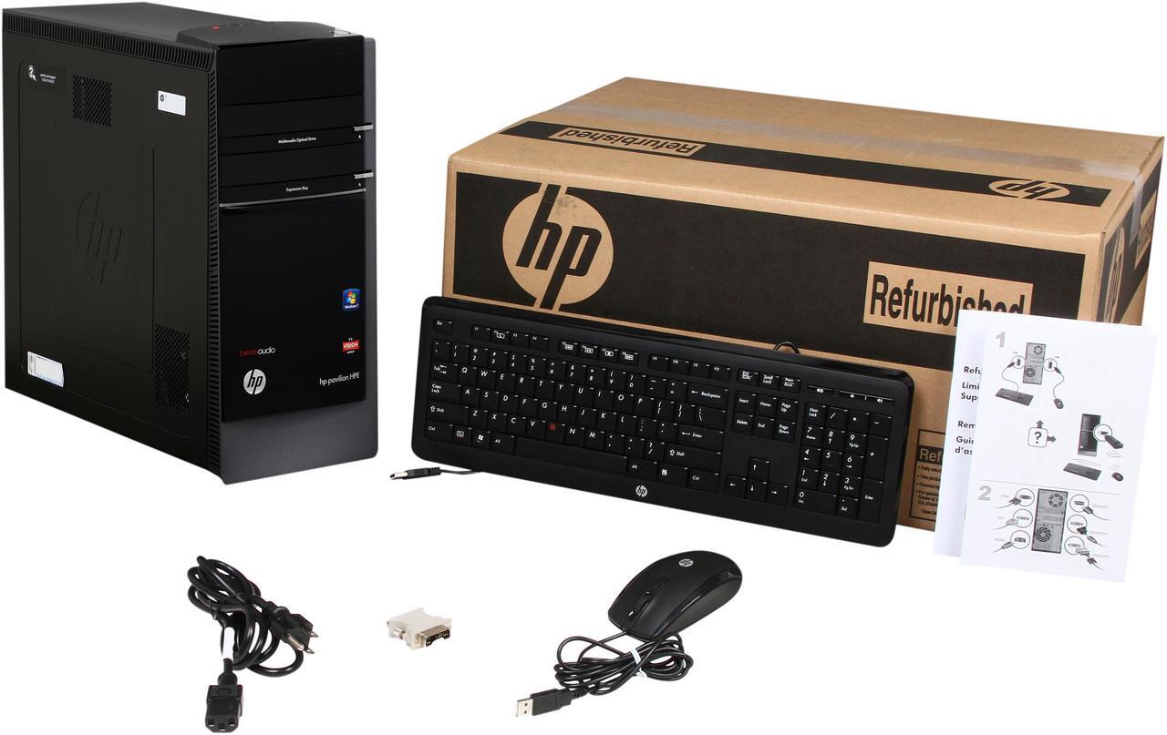 Alt view image 10 of 10 - HP Desktop PC Pavilion HPE h8-1234 AMD FX-Series FX-6120 10GB DDR3 AMD Radeon HD 7450 Windows 7 Home Premium 64-Bit