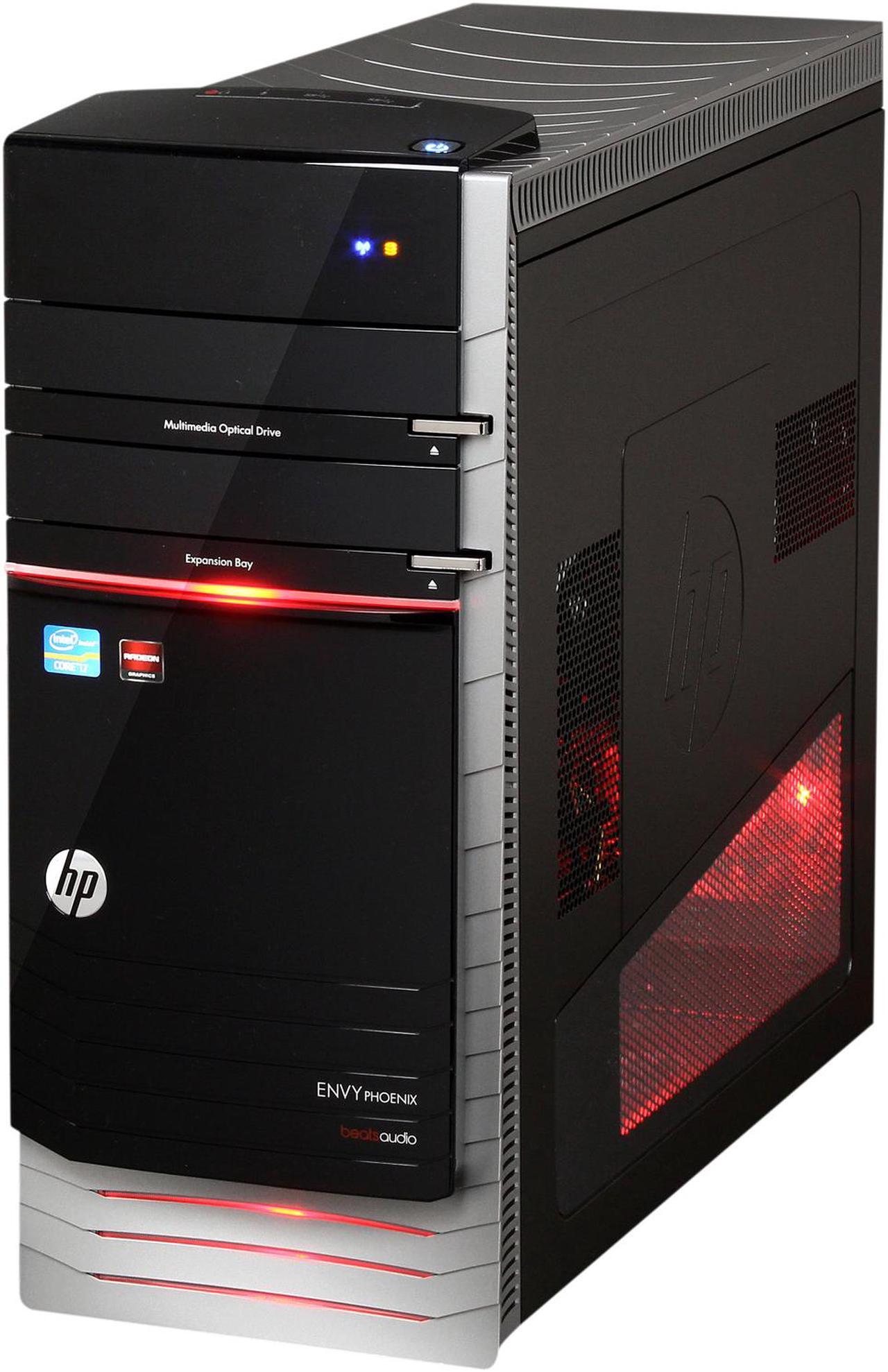 Alt view image 3 of 10 - HP Desktop PC ENVY Phoenix H9-1350 (H3Z63AA#ABA) Intel Core i7-3770 12GB DDR3 2TB HDD + 16GB SSD HDD AMD Radeon HD 7670 Windows 8