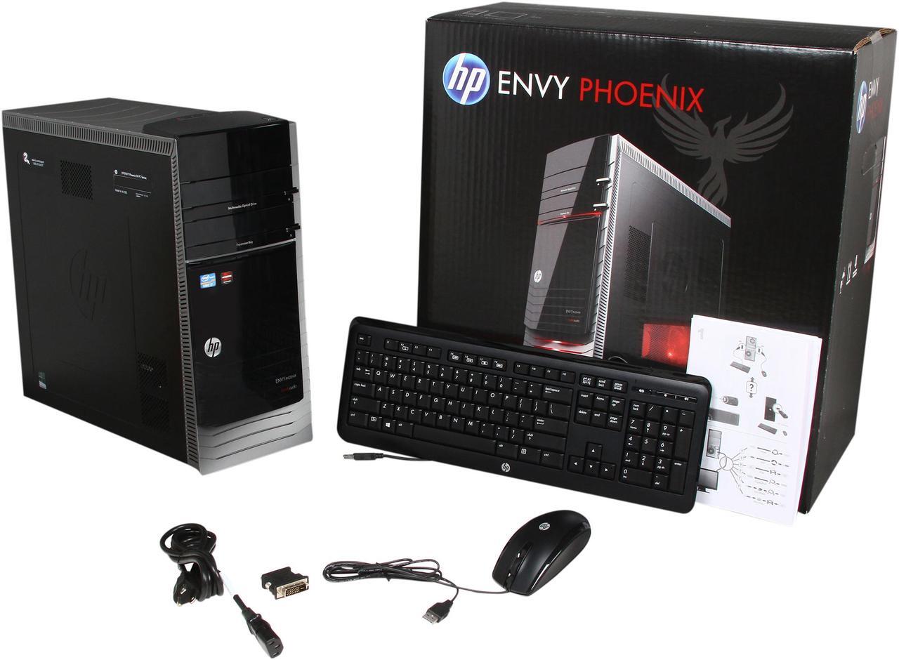 Alt view image 10 of 10 - HP Desktop PC ENVY Phoenix H9-1350 (H3Z63AA#ABA) Intel Core i7-3770 12GB DDR3 2TB HDD + 16GB SSD HDD AMD Radeon HD 7670 Windows 8