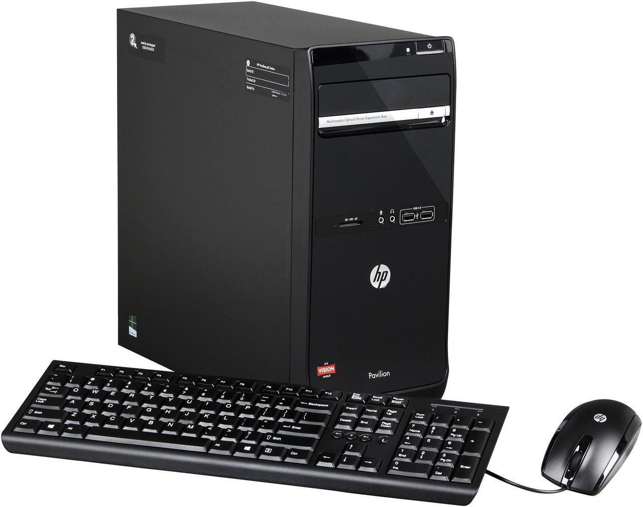 Main image of HP Desktop PC Pavilion P6-2310 (H3Y76AA#ABL) AMD A4-3420 6GB DDR3 500GB HDD AMD Radeon HD 6410D Windows 8