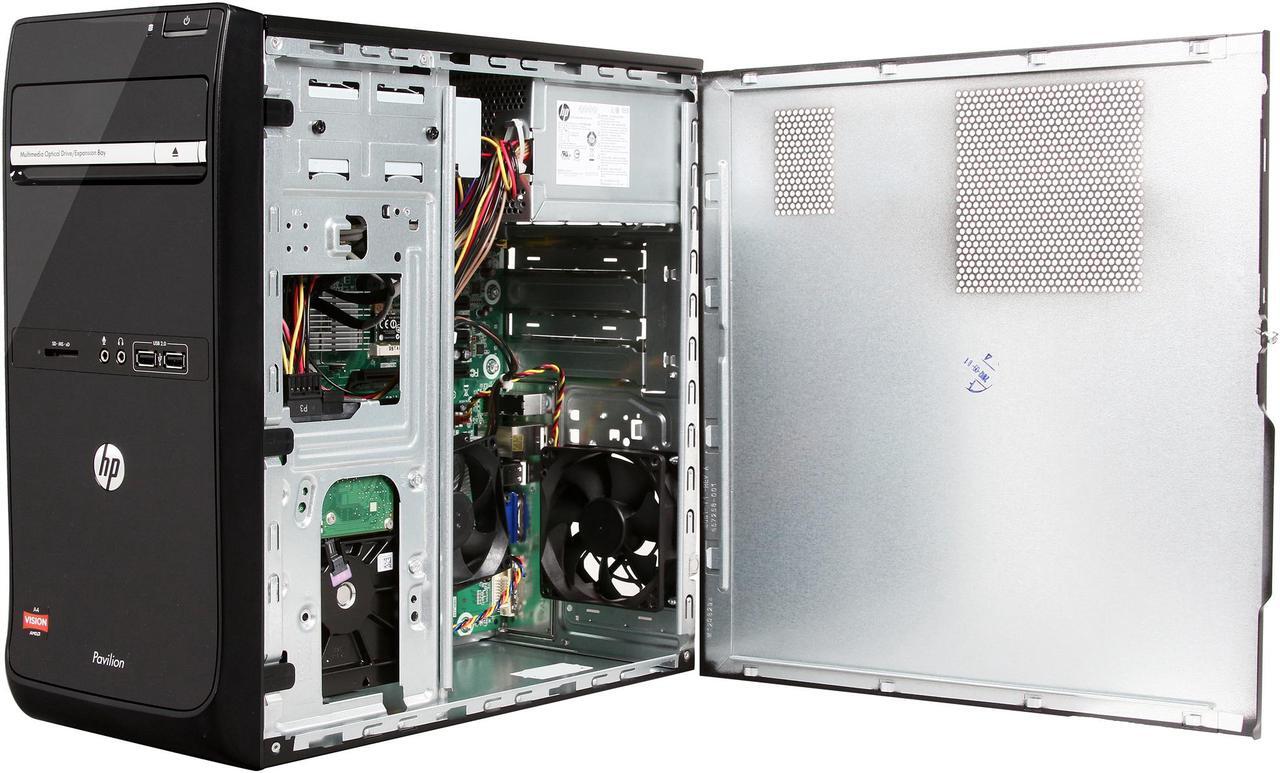 Alt view image 5 of 9 - HP Desktop PC Pavilion P6-2310 (H3Y76AA#ABL) AMD A4-3420 6GB DDR3 500GB HDD AMD Radeon HD 6410D Windows 8