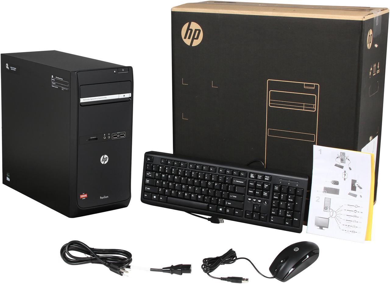 Alt view image 9 of 9 - HP Desktop PC Pavilion P6-2310 (H3Y76AA#ABL) AMD A4-3420 6GB DDR3 500GB HDD AMD Radeon HD 6410D Windows 8