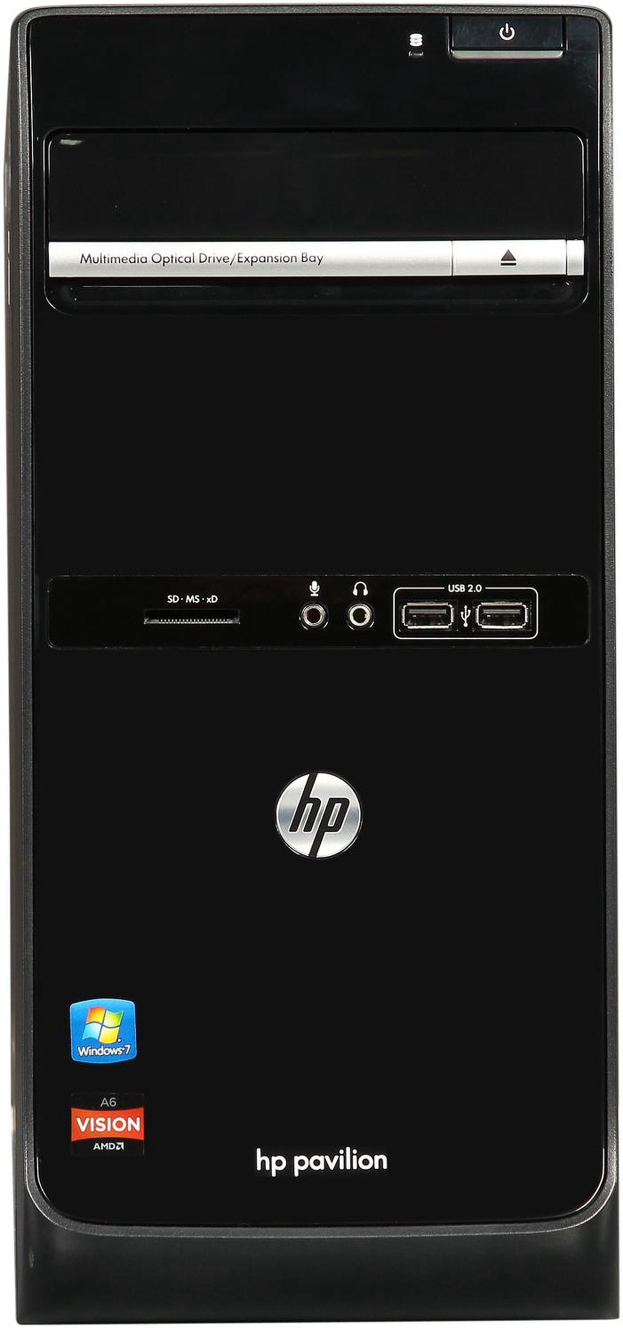 Alt view image 2 of 9 - HP Desktop PC Pavilion p6-2143w (H2L91AA#ABA) AMD A6-3650 8GB DDR3 1TB HDD AMD Radeon HD 6530D Windows 7 Home Premium 64-Bit
