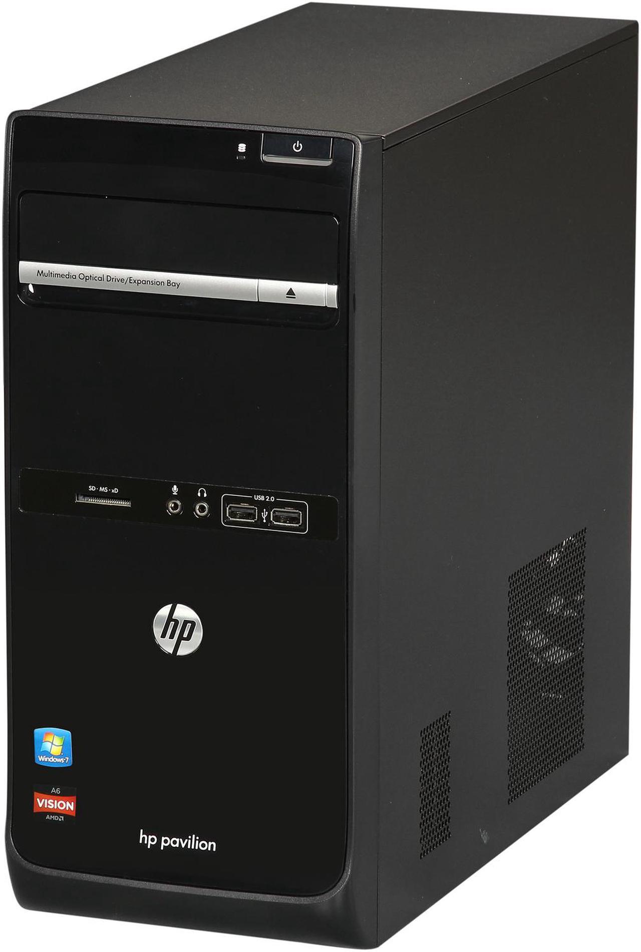 Alt view image 3 of 9 - HP Desktop PC Pavilion p6-2143w (H2L91AA#ABA) AMD A6-3650 8GB DDR3 1TB HDD AMD Radeon HD 6530D Windows 7 Home Premium 64-Bit
