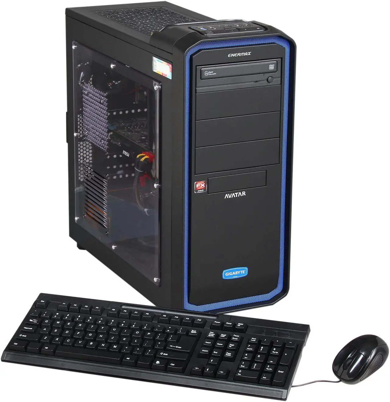 Main image of Avatar Desktop PC Gaming FX8366 AMD FX-Series FX-8350 16GB DDR3 2TB HDD NVIDIA GeForce GTX 660 Ti 2GB Windows 8 64-Bit