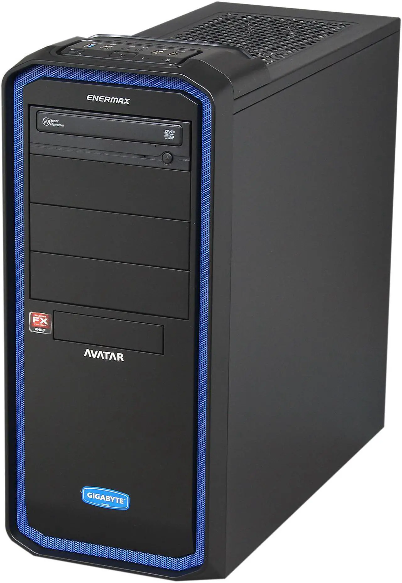 Alt view image 3 of 10 - Avatar Desktop PC Gaming FX8366 AMD FX-Series FX-8350 16GB DDR3 2TB HDD NVIDIA GeForce GTX 660 Ti 2GB Windows 8 64-Bit