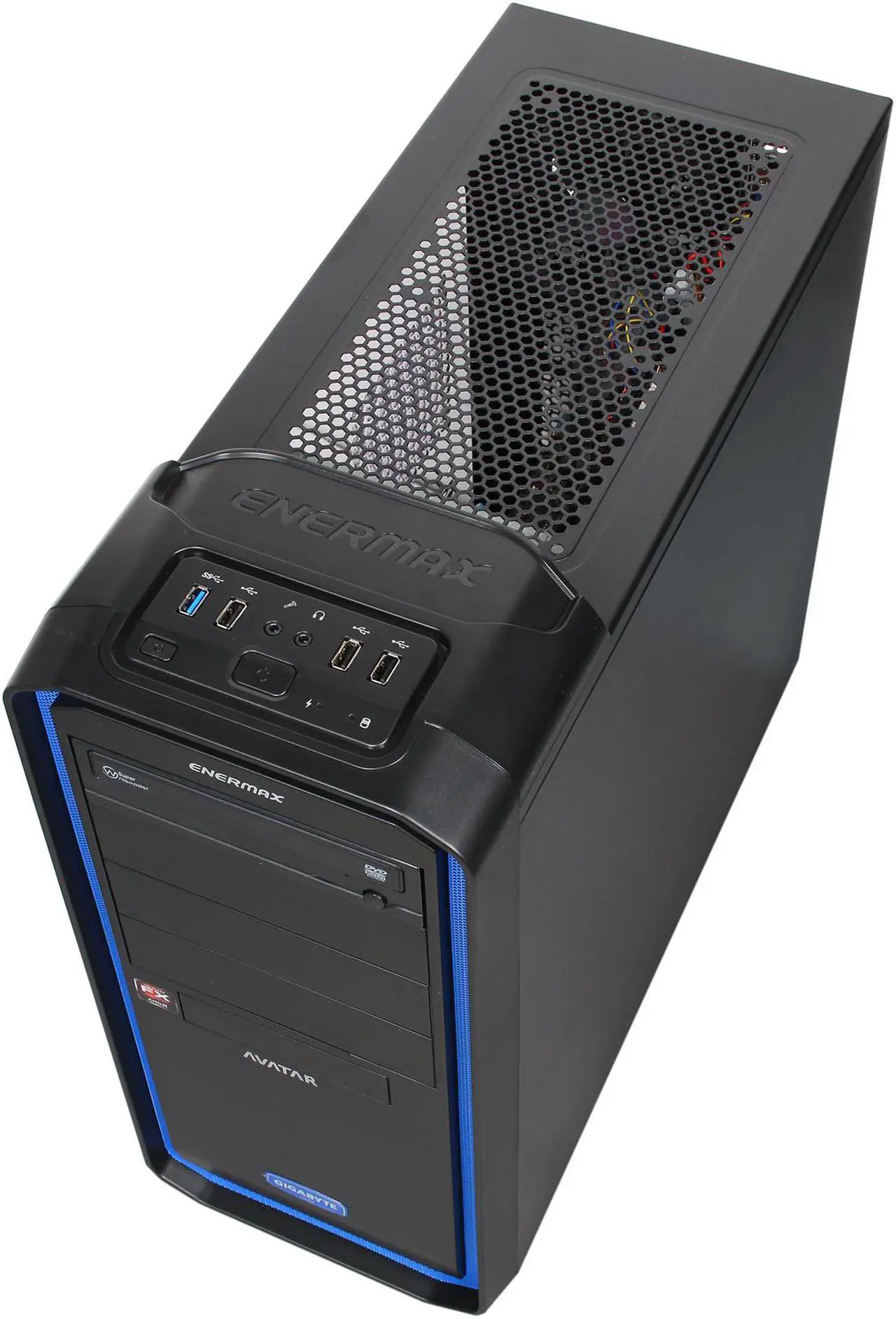 Alt view image 4 of 10 - Avatar Desktop PC Gaming FX8366 AMD FX-Series FX-8350 16GB DDR3 2TB HDD NVIDIA GeForce GTX 660 Ti 2GB Windows 8 64-Bit
