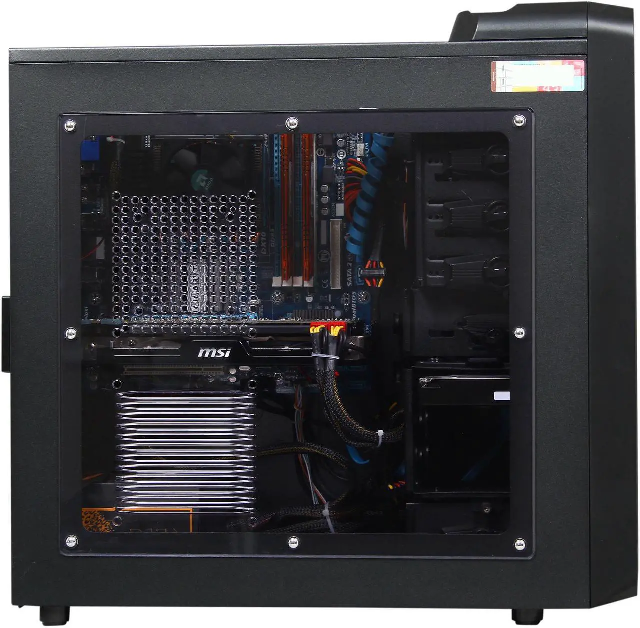 Alt view image 5 of 10 - Avatar Desktop PC Gaming FX8366 AMD FX-Series FX-8350 16GB DDR3 2TB HDD NVIDIA GeForce GTX 660 Ti 2GB Windows 8 64-Bit