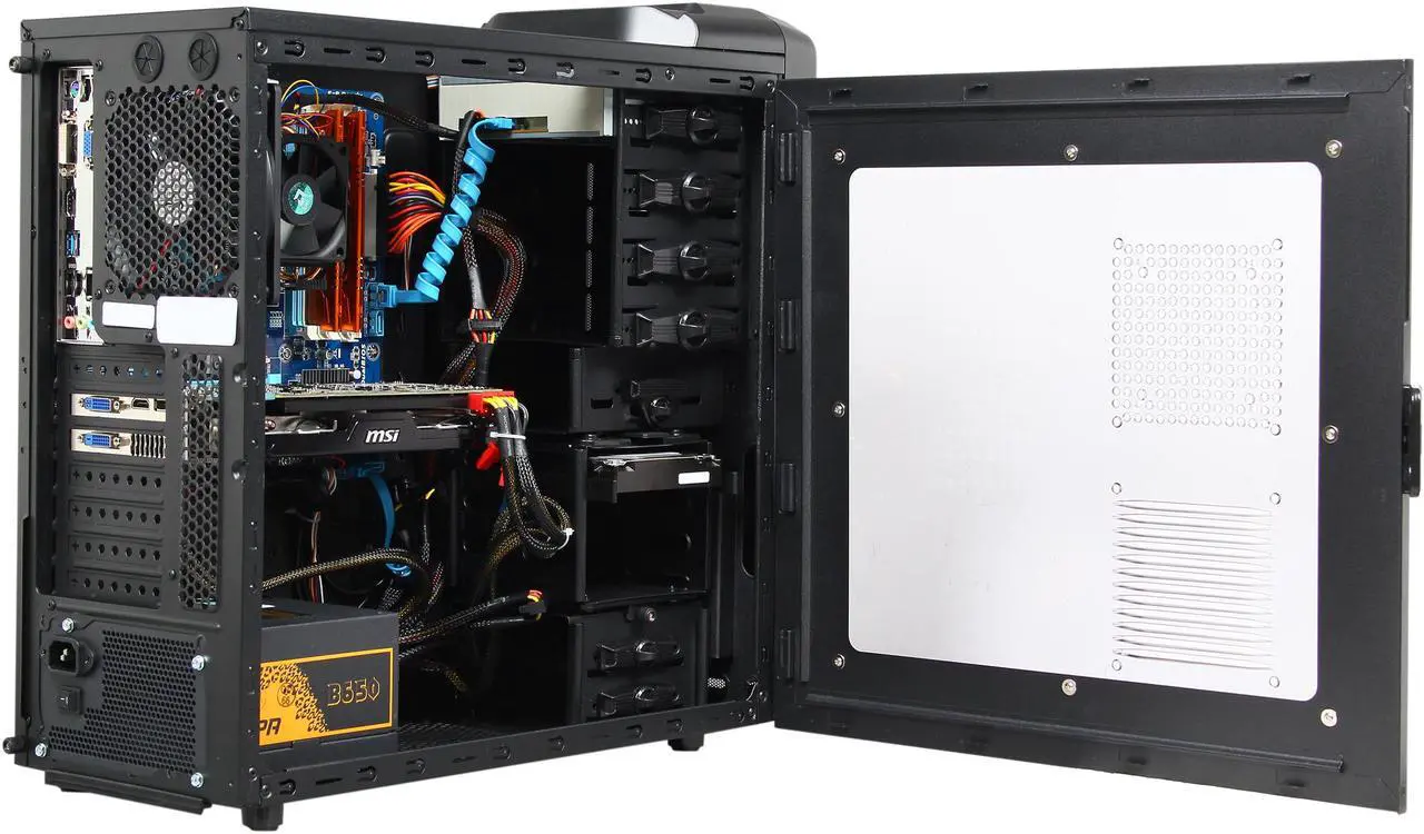 Alt view image 6 of 10 - Avatar Desktop PC Gaming FX8366 AMD FX-Series FX-8350 16GB DDR3 2TB HDD NVIDIA GeForce GTX 660 Ti 2GB Windows 8 64-Bit