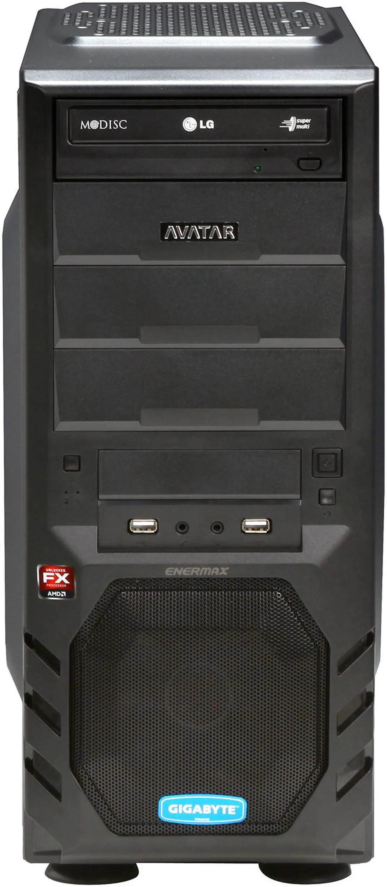 Alt view image 2 of 9 - Avatar Desktop PC Gaming FX6377 AMD FX-Series FX-6300 8GB DDR3 1TB HDD AMD Radeon HD 7790 / 1GB DDR5 Windows 8 64-bit
