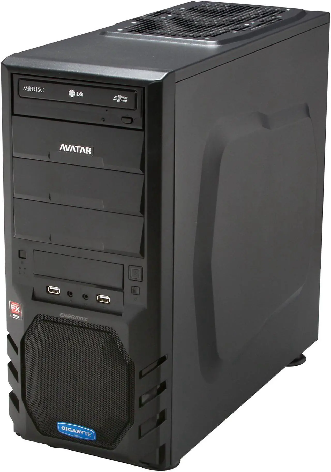 Alt view image 3 of 9 - Avatar Desktop PC Gaming FX6377 AMD FX-Series FX-6300 8GB DDR3 1TB HDD AMD Radeon HD 7790 / 1GB DDR5 Windows 8 64-bit