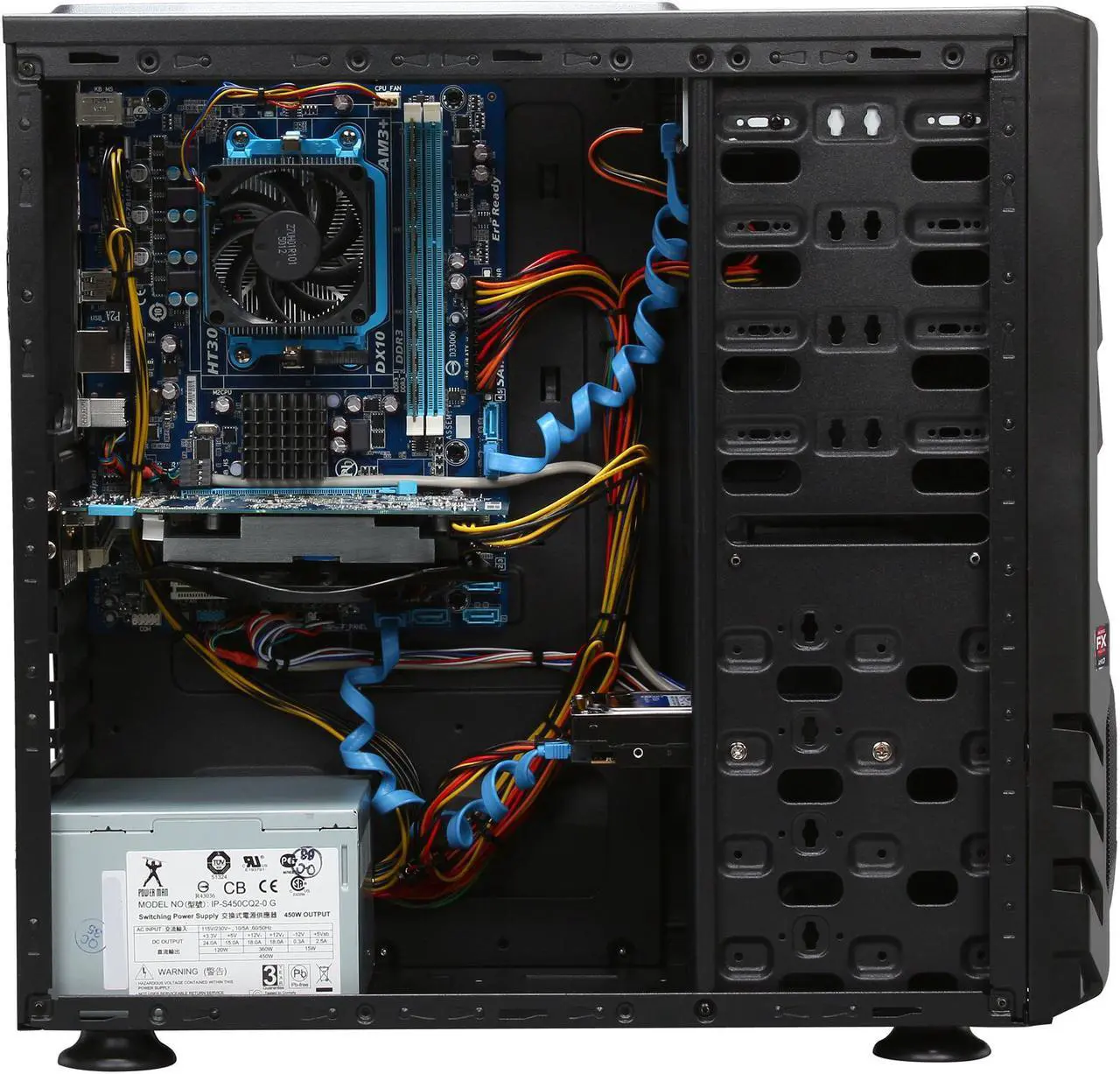 Alt view image 6 of 9 - Avatar Desktop PC Gaming FX6377 AMD FX-Series FX-6300 8GB DDR3 1TB HDD AMD Radeon HD 7790 / 1GB DDR5 Windows 8 64-bit