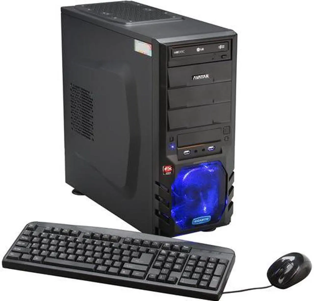 Main image of Avatar Desktop PC Gaming FX6377 AMD FX-Series FX-6300 8GB DDR3 1TB HDD AMD Radeon HD 7790 / 1GB DDR5 Windows 8 64-bit