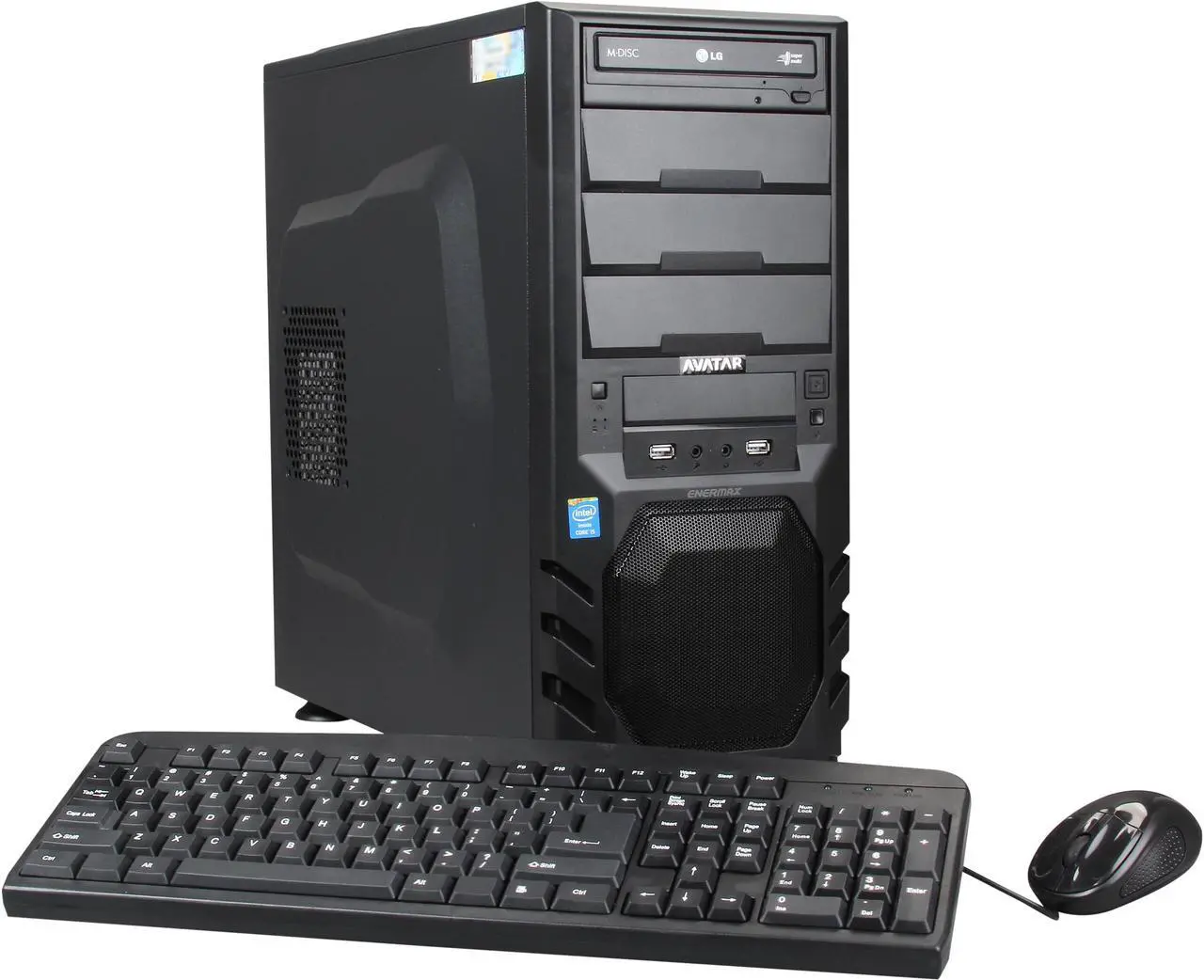 Alt view image 2 of 9 - Avatar Desktop PC Gaming I5-4576 Intel Core i5-4570 8GB DDR3 1TB HDD NVIDIA GeForce GTX 760 Windows 8.1 64-Bit
