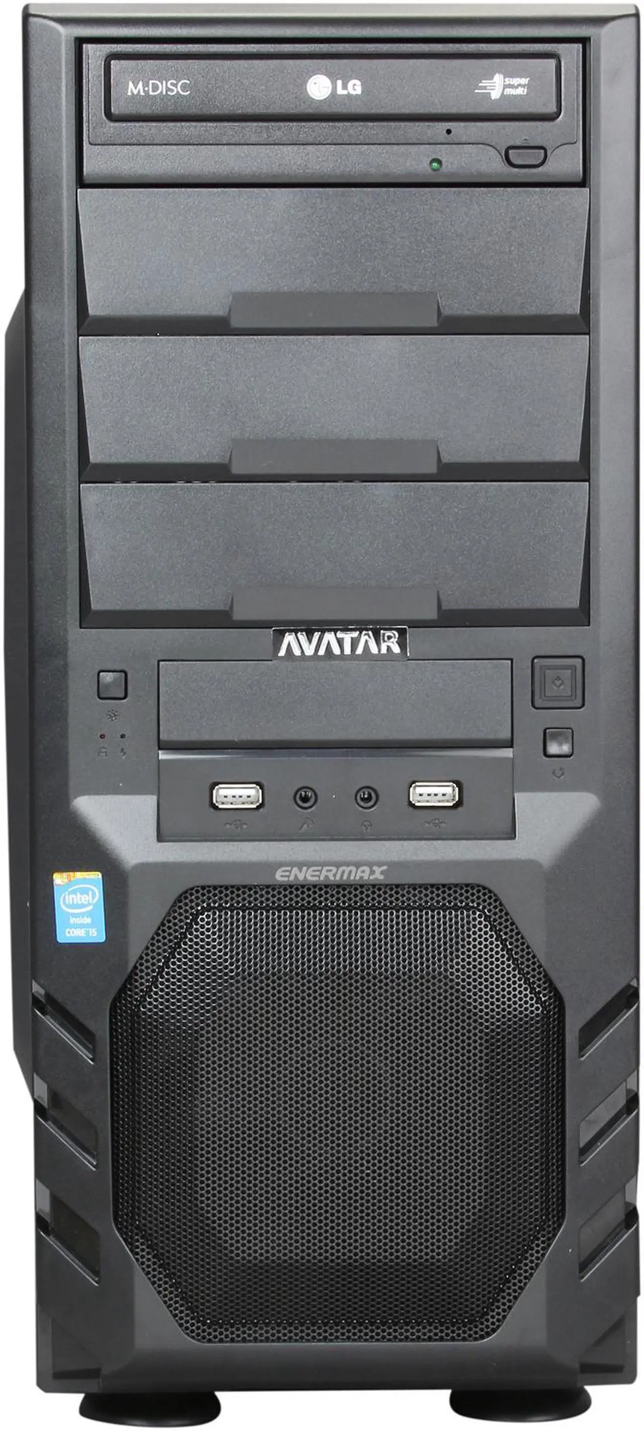 Alt view image 3 of 9 - Avatar Desktop PC Gaming I5-4576 Intel Core i5-4570 8GB DDR3 1TB HDD NVIDIA GeForce GTX 760 Windows 8.1 64-Bit