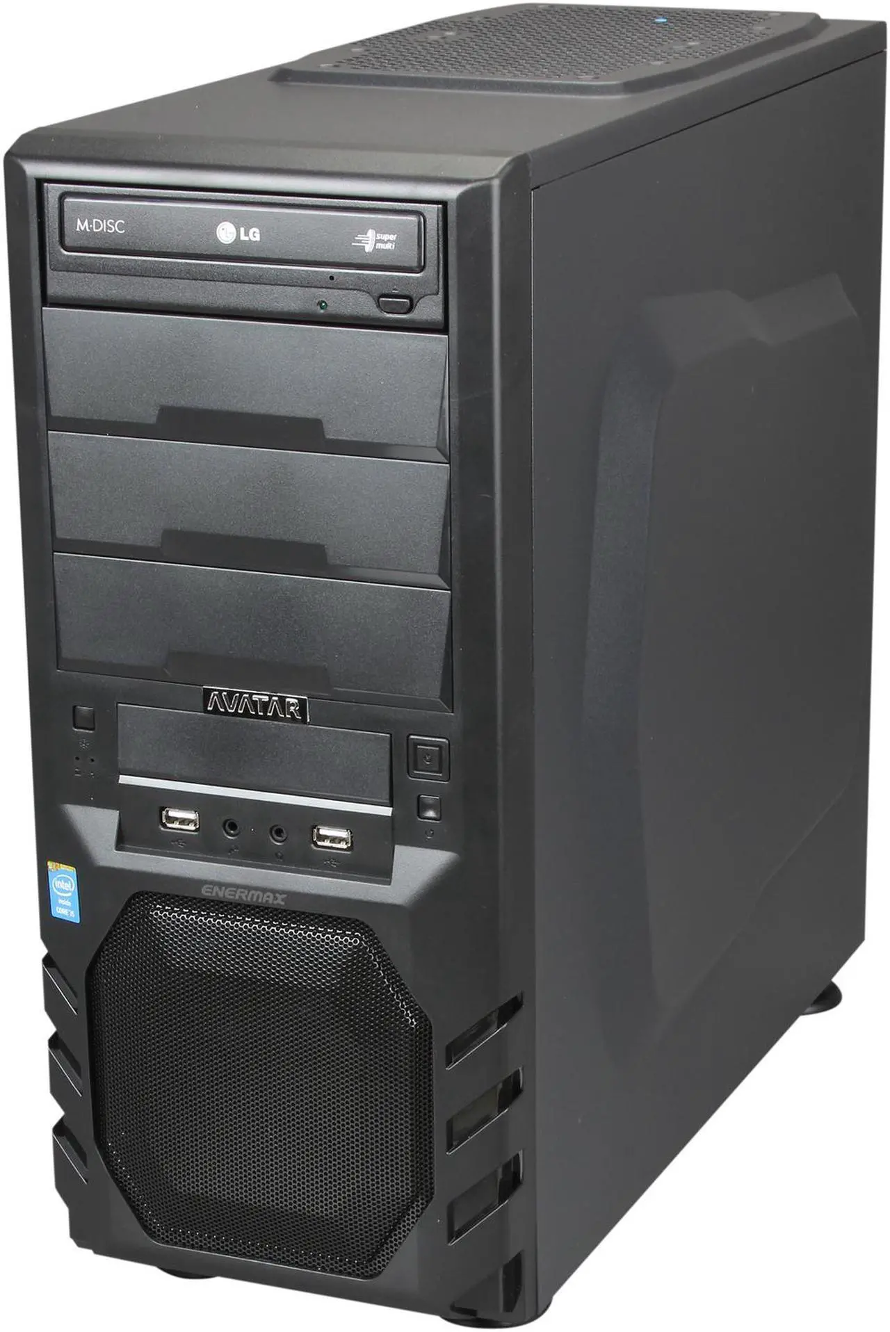 Alt view image 4 of 9 - Avatar Desktop PC Gaming I5-4576 Intel Core i5-4570 8GB DDR3 1TB HDD NVIDIA GeForce GTX 760 Windows 8.1 64-Bit