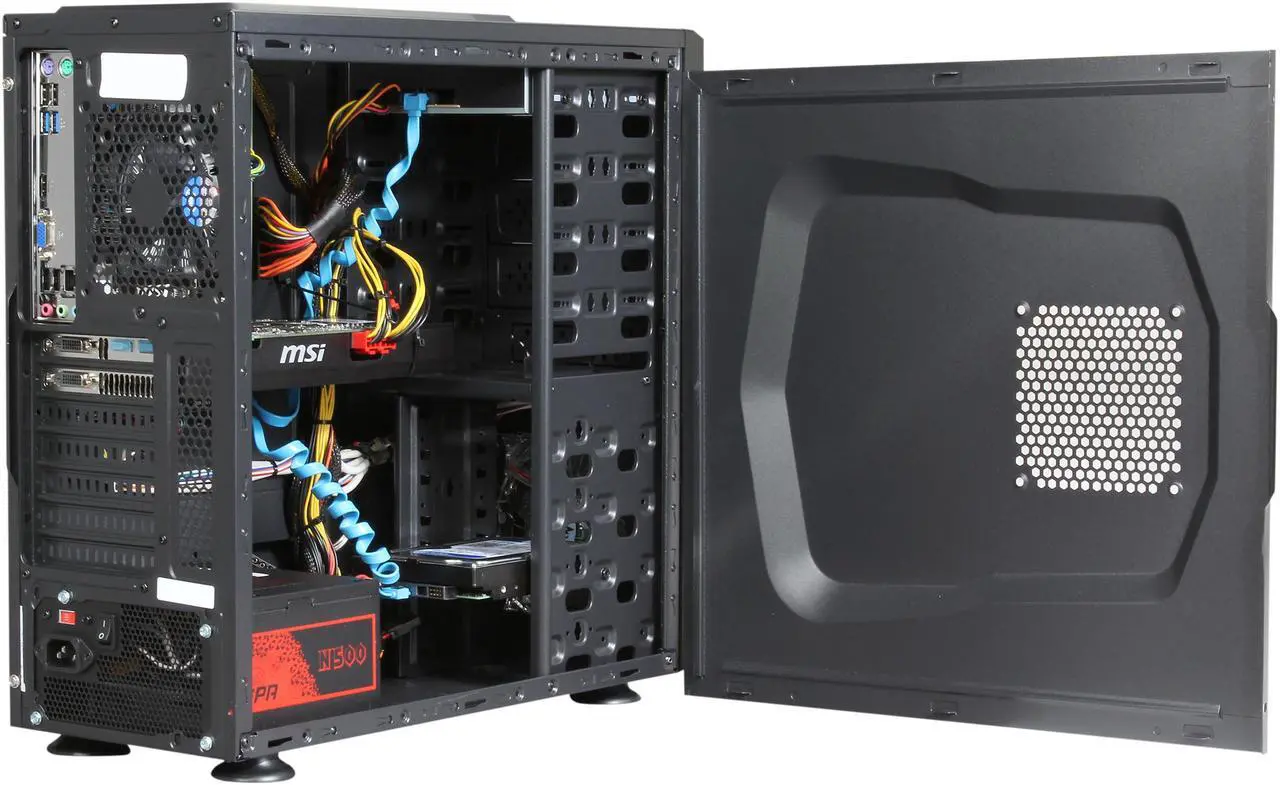 Alt view image 6 of 9 - Avatar Desktop PC Gaming I5-4576 Intel Core i5-4570 8GB DDR3 1TB HDD NVIDIA GeForce GTX 760 Windows 8.1 64-Bit