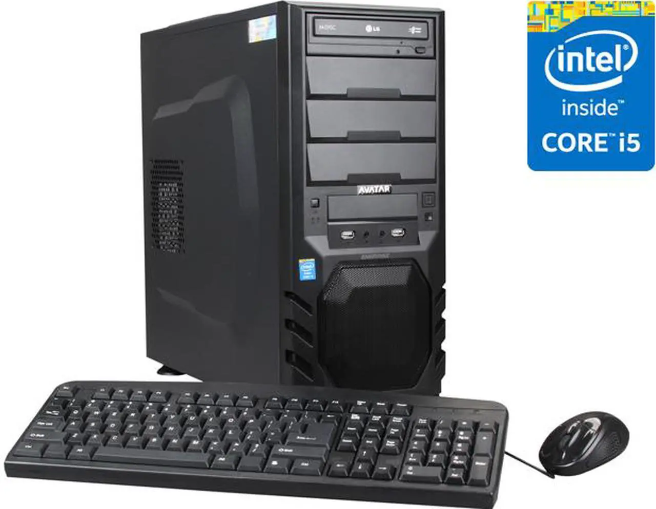Main image of Avatar Desktop PC Gaming I5-4576 Intel Core i5-4570 8GB DDR3 1TB HDD NVIDIA GeForce GTX 760 Windows 8.1 64-Bit