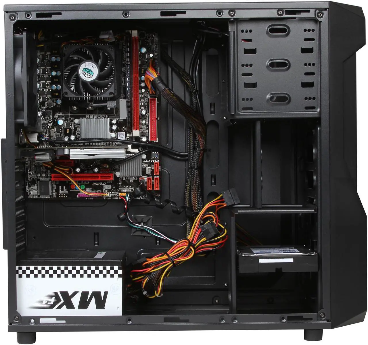 Alt view image 6 of 9 - Avatar Desktop PC Gaming FX 6364OC AMD FX-Series FX-6100 4GB DDR3 500GB HDD AMD Radeon HD 6450 Windows 8.1 64-bit