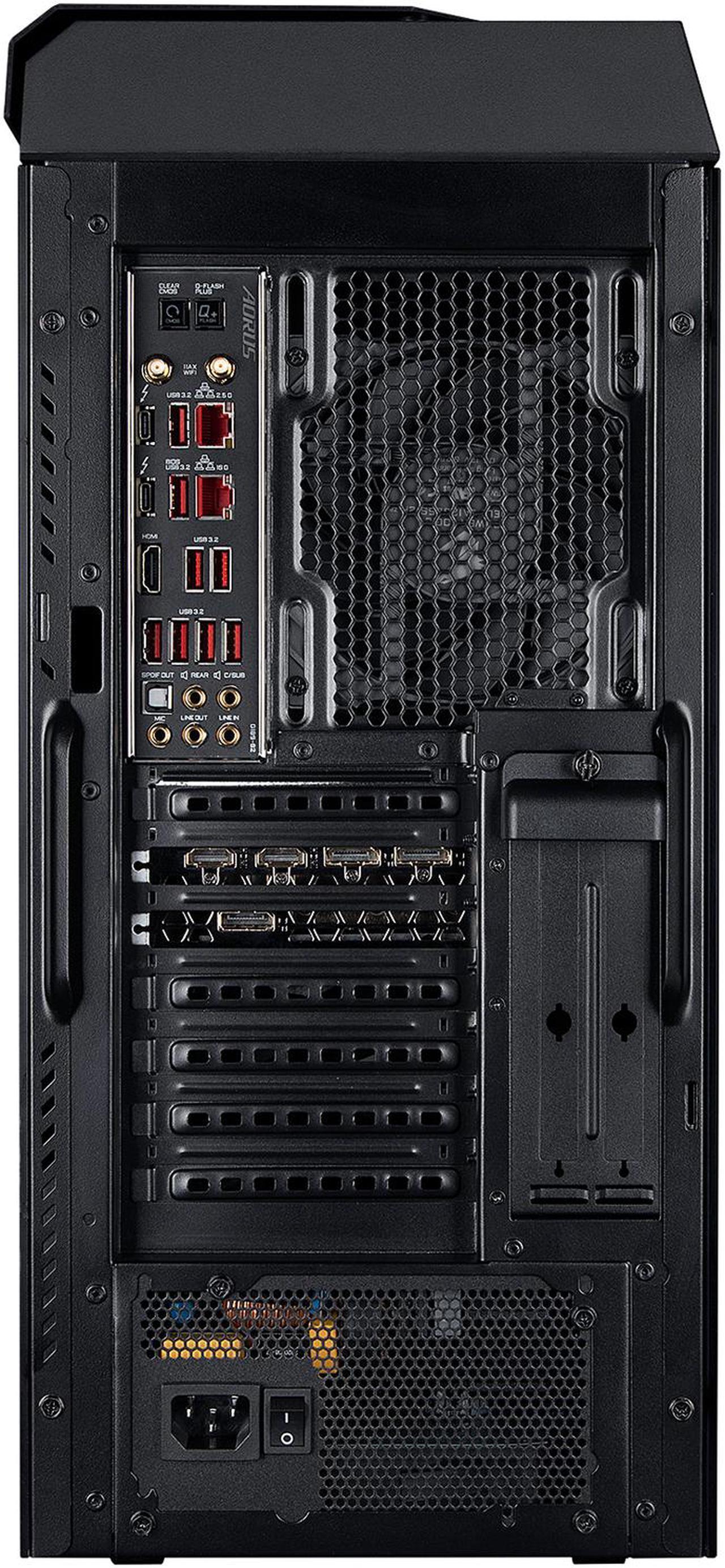 Alt view image 4 of 6 - AORUS MODEL X Gaming PC Computer Desktop (Intel i9-11900K, NVIDIA GeForce RTX 3080 10GB GDDR6X, 16GB DDR4 RAM, 3TB M.2 SSD) - GB-AMXI9N8A-2051