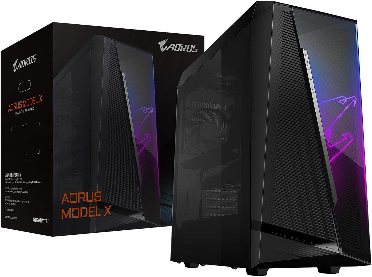 Alt view image 5 of 6 - AORUS MODEL X Gaming PC Computer Desktop (Intel i9-11900K, NVIDIA GeForce RTX 3080 10GB GDDR6X, 16GB DDR4 RAM, 3TB M.2 SSD) - GB-AMXI9N8A-2051