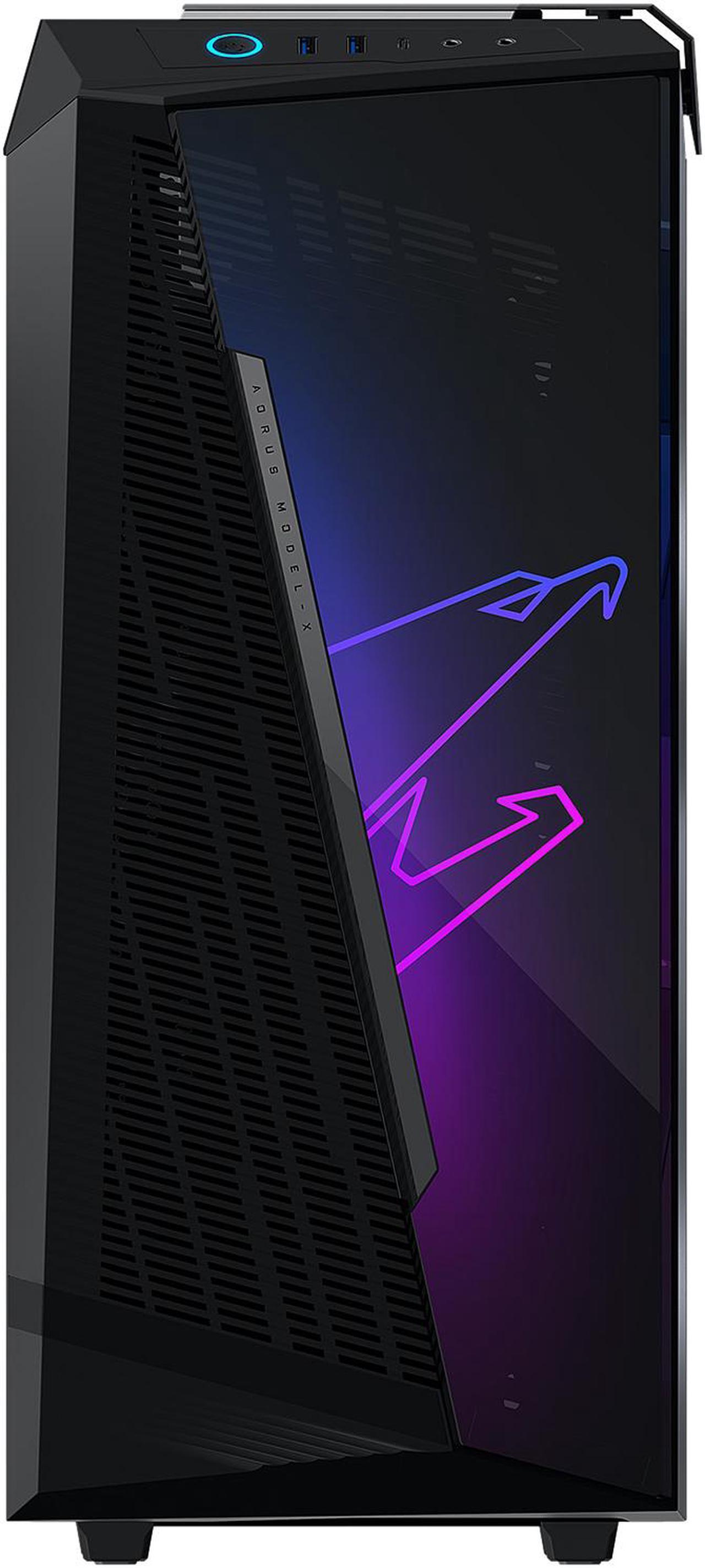 Alt view image 2 of 6 - AORUS MODEL X Gaming PC Computer Desktop (Intel i9-11900K, NVIDIA GeForce RTX 3080 10GB GDDR6X, 16GB DDR4 RAM, 3TB M.2 SSD) - GB-AMXI9N8A-2051