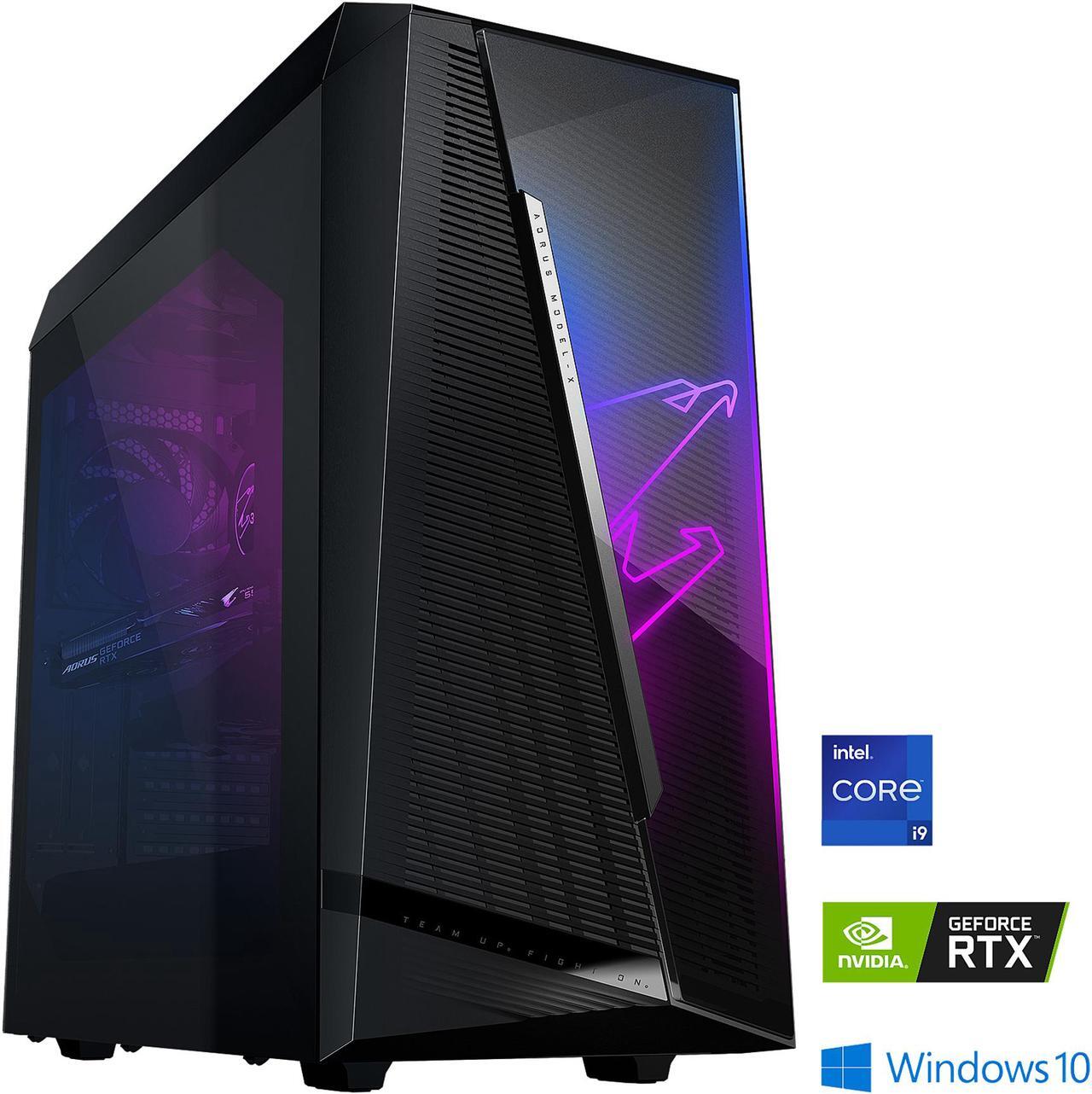 Main image of AORUS MODEL X Gaming PC Computer Desktop (Intel i9-11900K, NVIDIA GeForce RTX 3080 10GB GDDR6X, 16GB DDR4 RAM, 3TB M.2 SSD) - GB-AMXI9N8A-2051