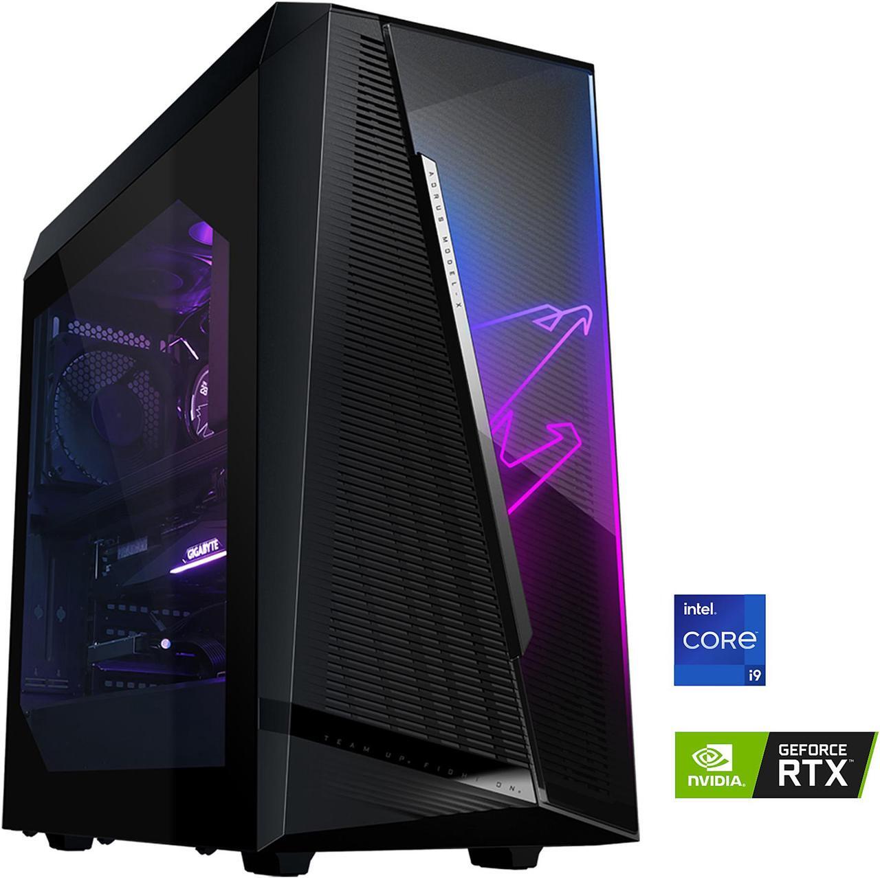 Main image of AORUS MODEL X Gaming PC Computer Desktop (Intel i9-12900K, NVIDIA GeForce RTX 3080 GDDR6X 10GB, 32GB DDR5 RAM, 2TB M.2 SSD) - AMXI9N8A-2171